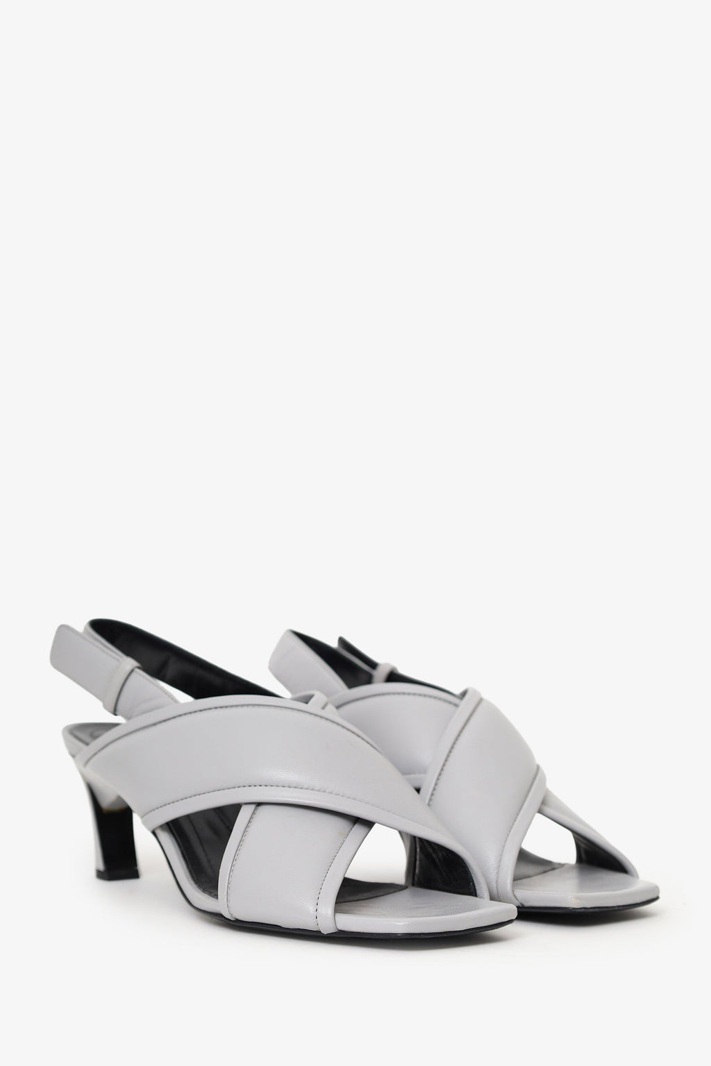 Marni Grey Open Toe Heels Size 41