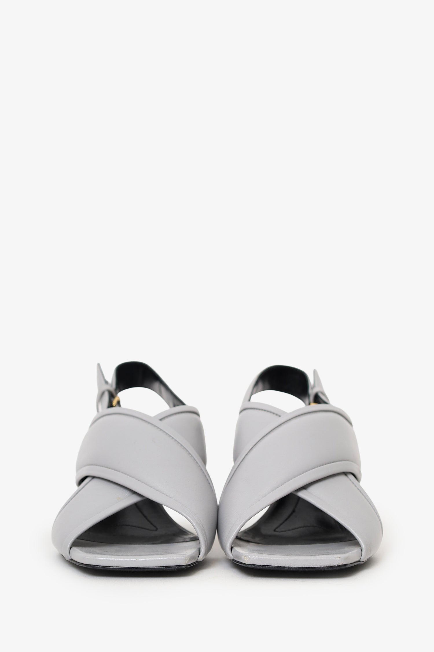 Marni Grey Open Toe Heels Size 41