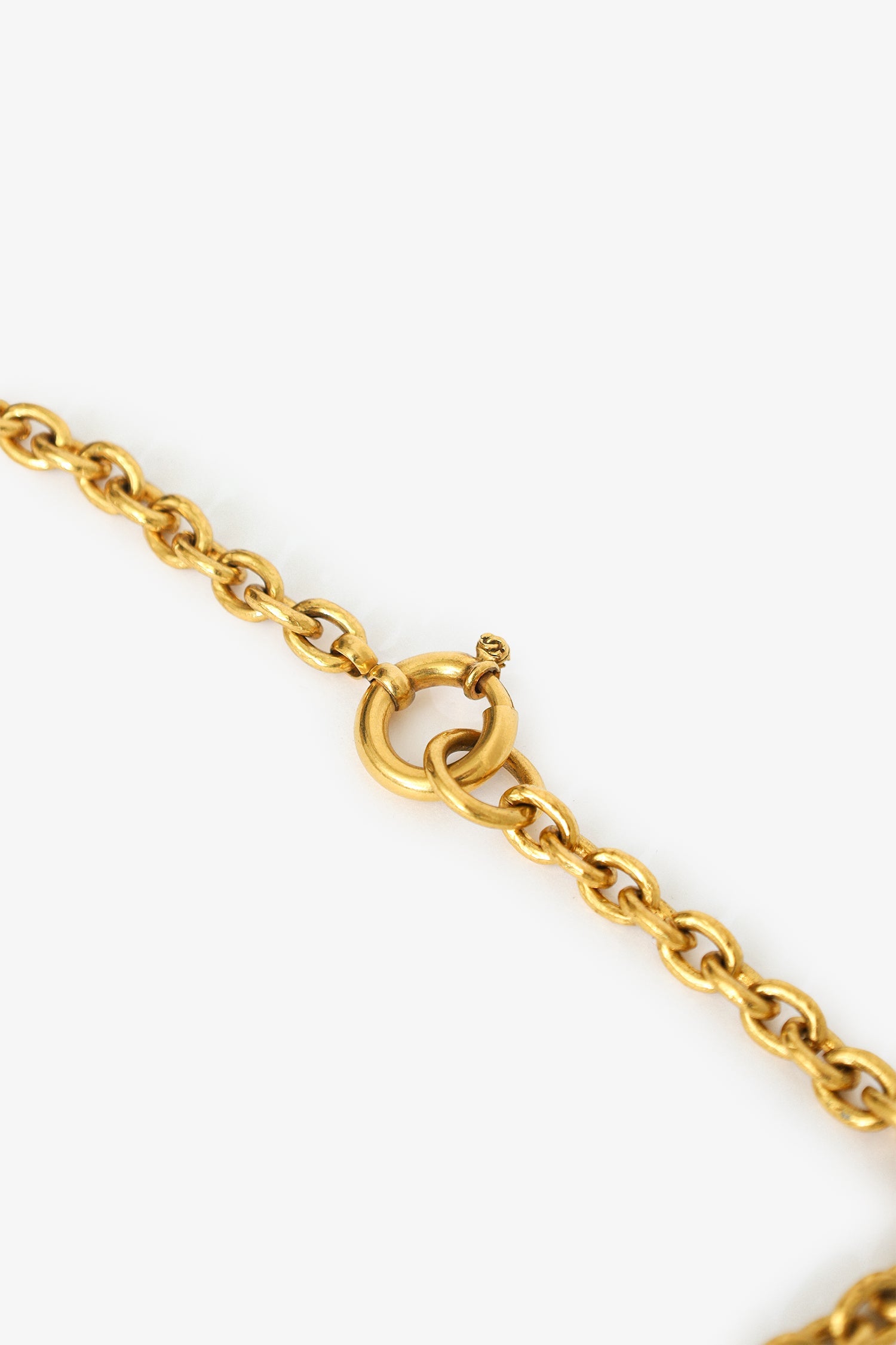 Pre-Loved Chanel™ Gold-tone 1994 Medallion CC Pendant Necklace