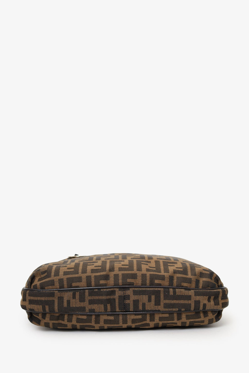 Fendi Vintage Brown Zucca Canvas Crossbody Bag