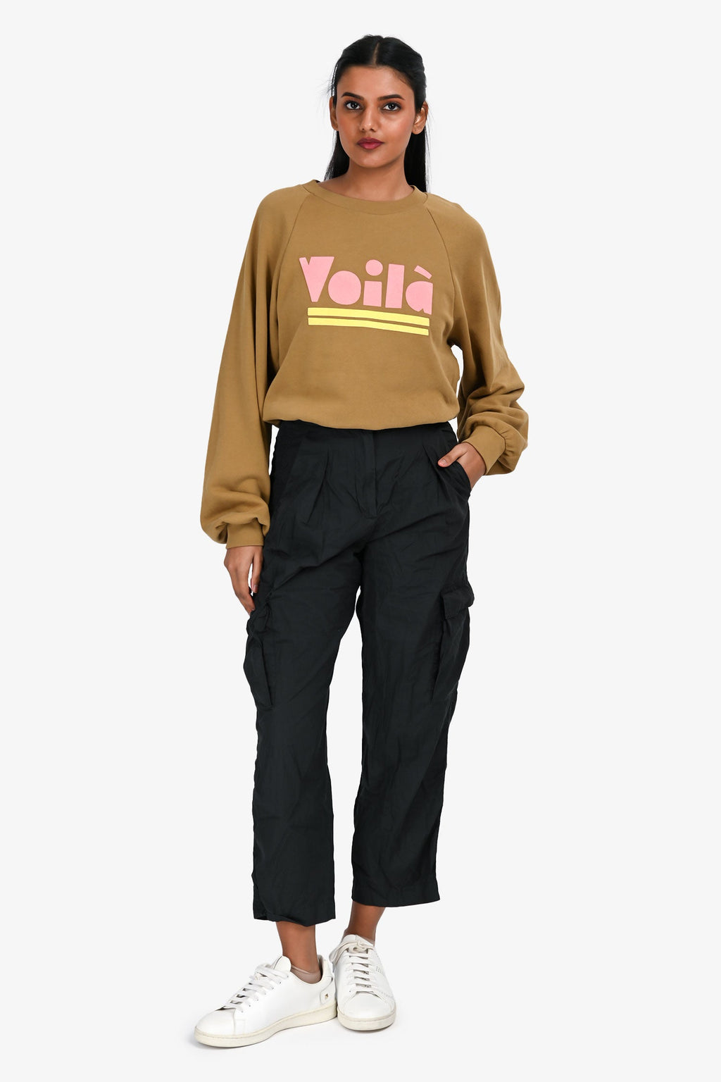 Max Mara Studio Black Cargo Pants Size 4