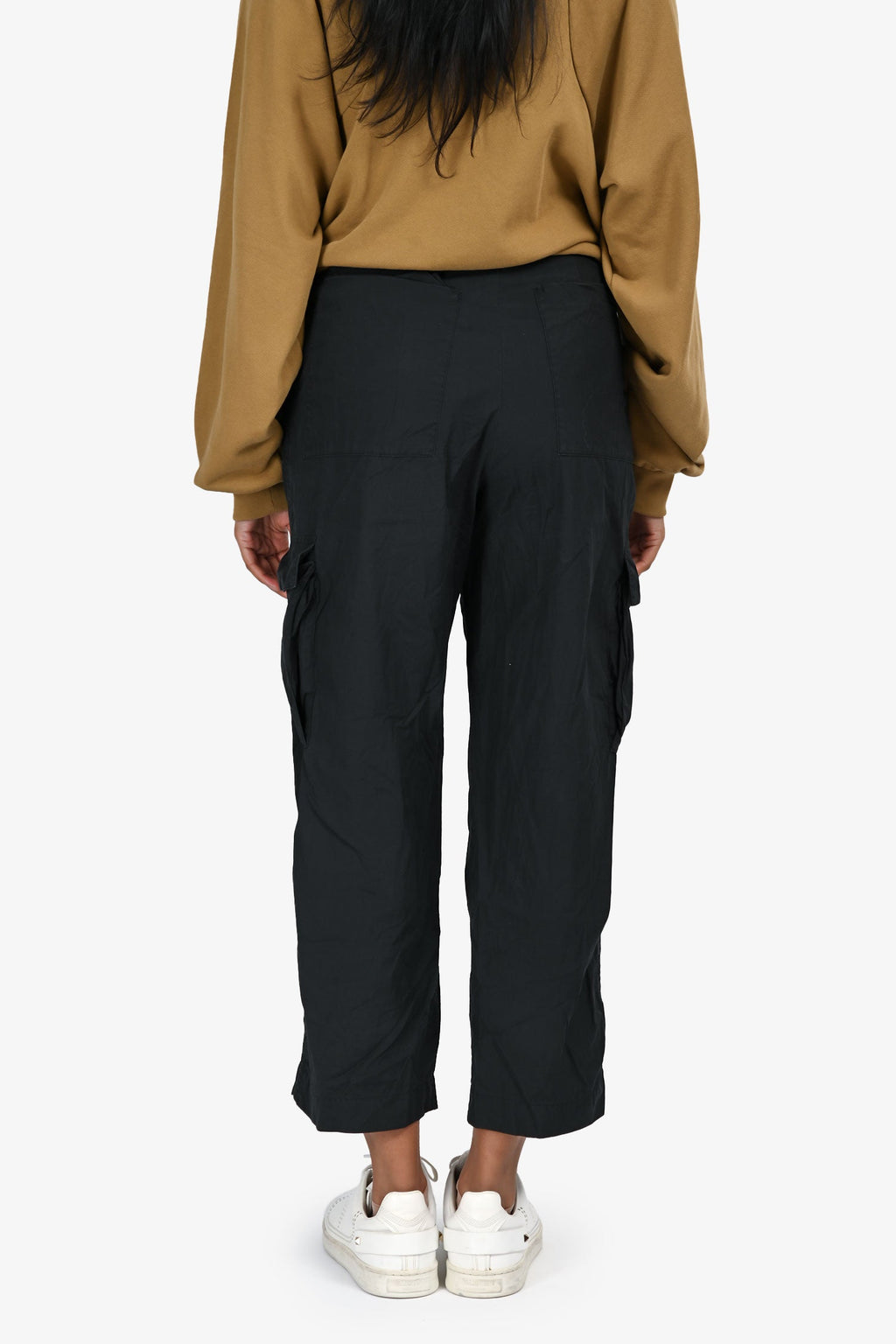 Max Mara Studio Black Cargo Pants Size 4