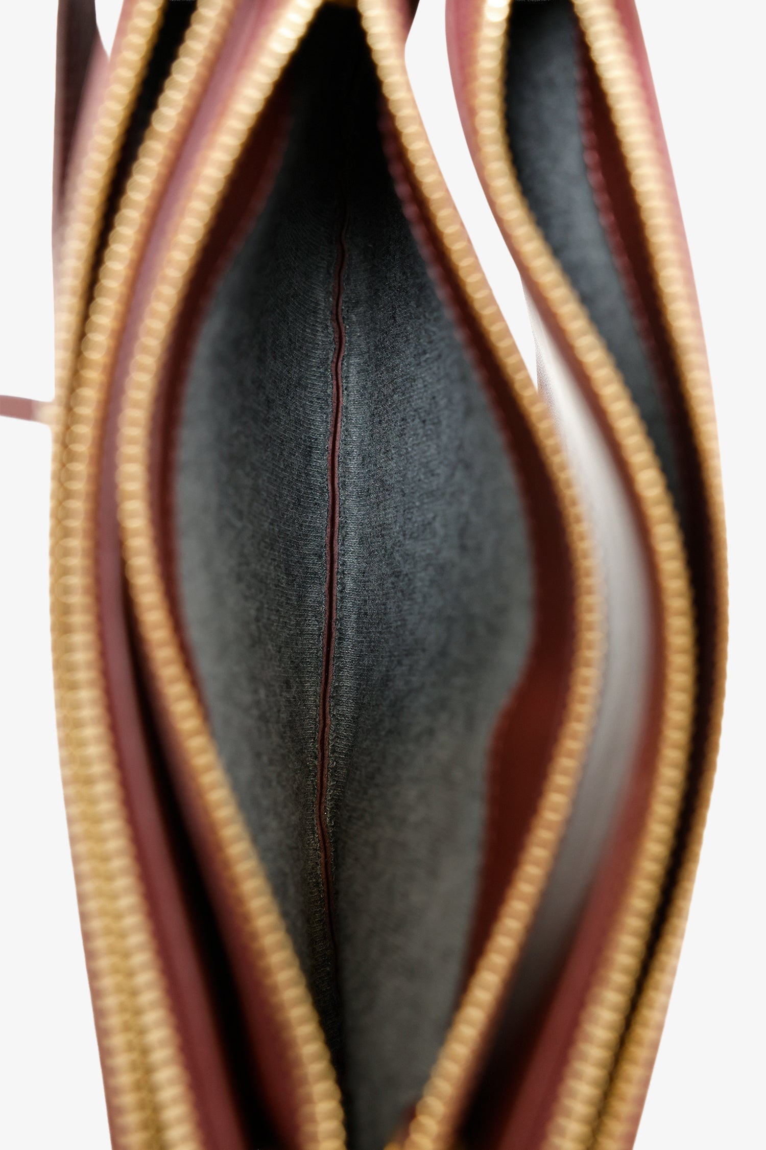 Celine Burgundy Leather Trio Crossbody