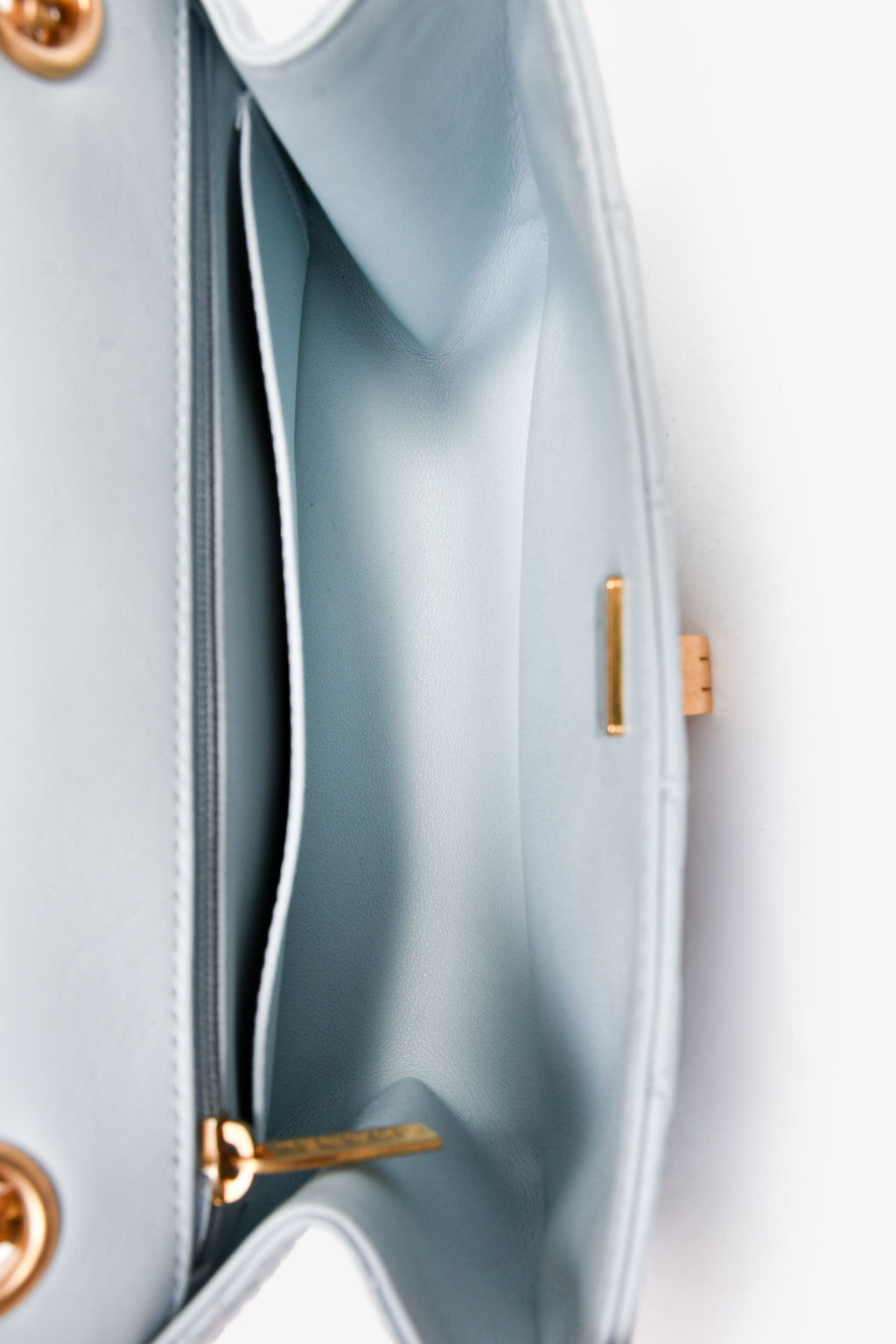 Pre-Loved Chanel™ Blue Calfskin Leather Mini 2.55 Reissue Classic Flap Bag