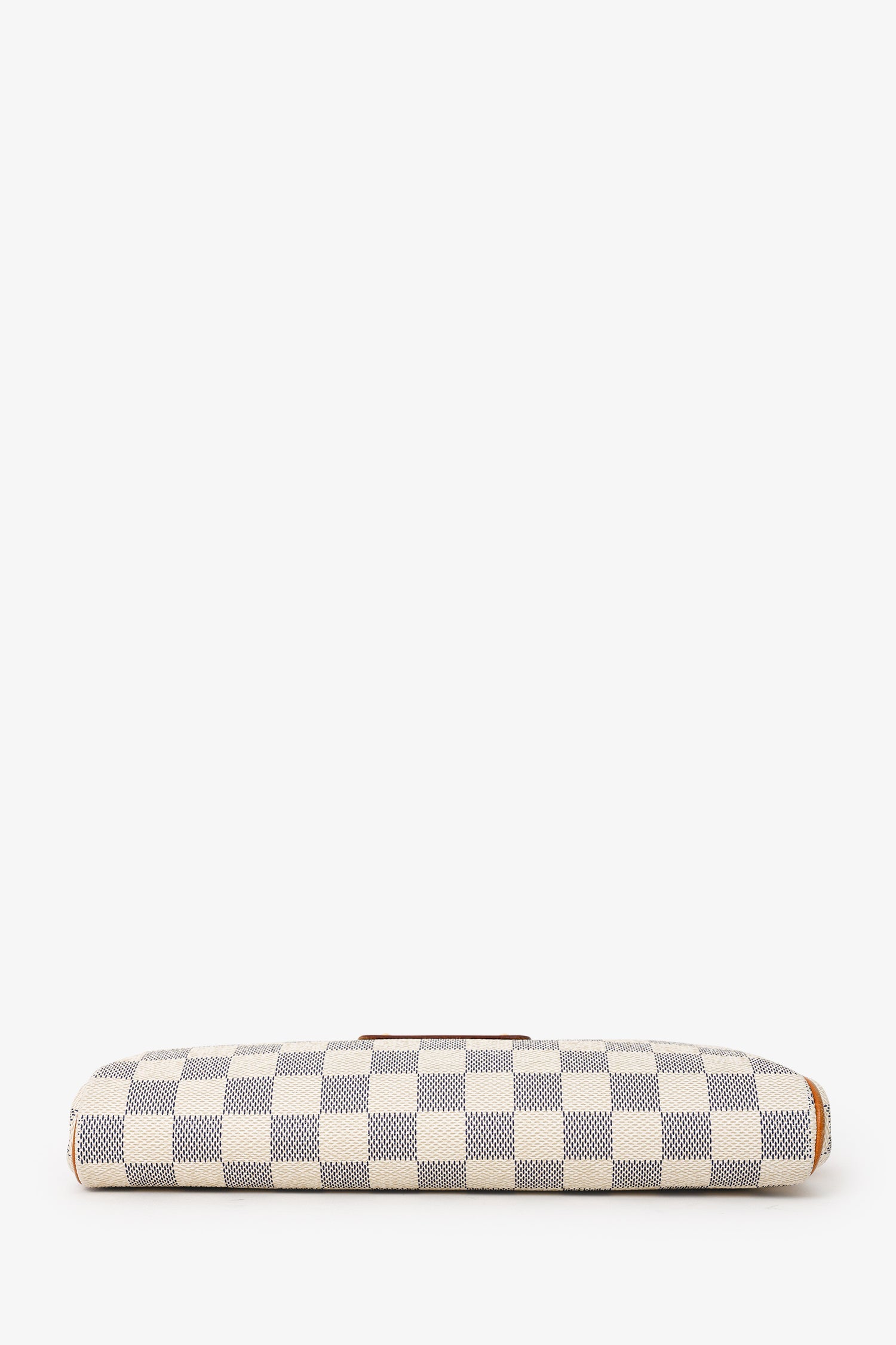 Louis Vuitton 2012 Damier Azur Pochette Eva Chain Shoulder Bag With Strap