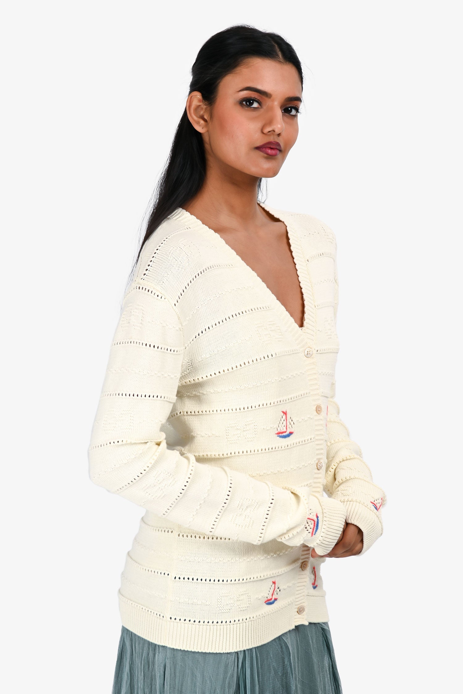Gucci Cream Sailor Boat GG Monogram igan Size 12+
