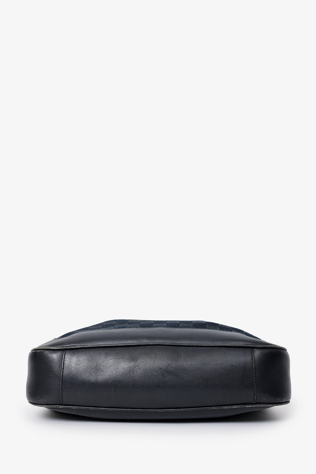 Gucci Vintage Black 'Jacquard' Monogram Bag with Shoulder Strap