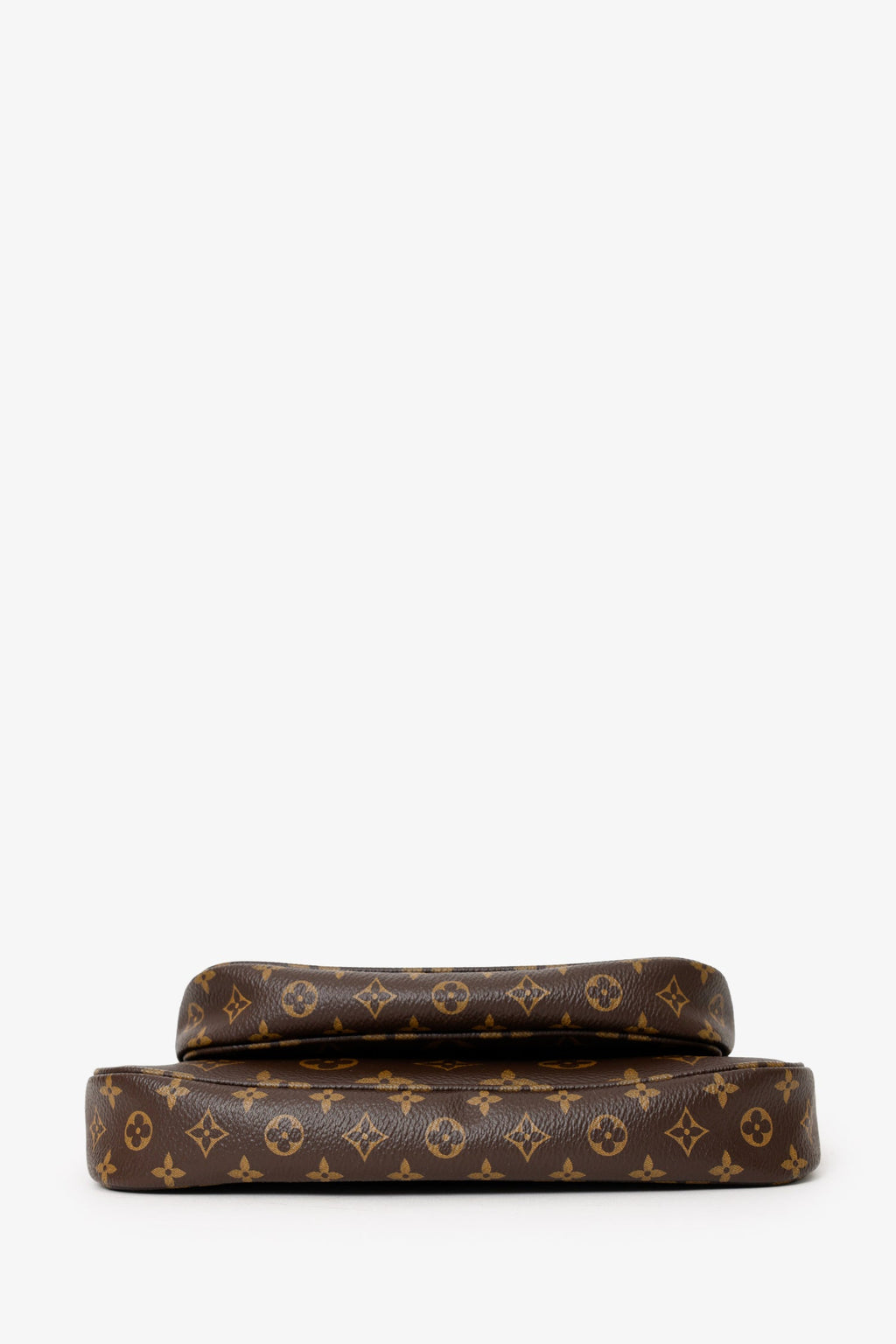 Louis Vuitton 2019 Monogram Multi Pochette Accessoires With Green Canvas Strap