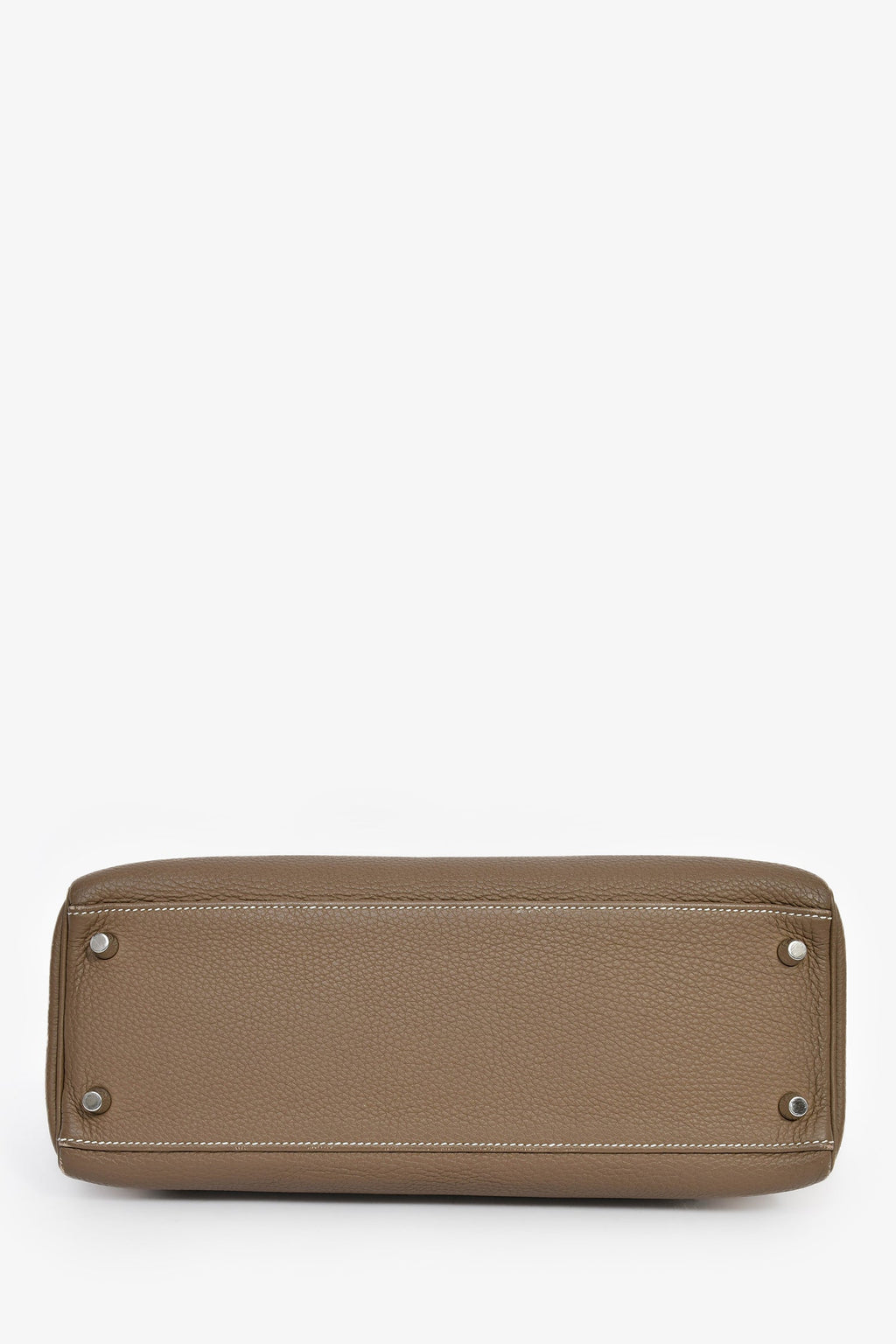 Hermes 2014 Etoupe Clemence Kelly 32 PHW with Strap