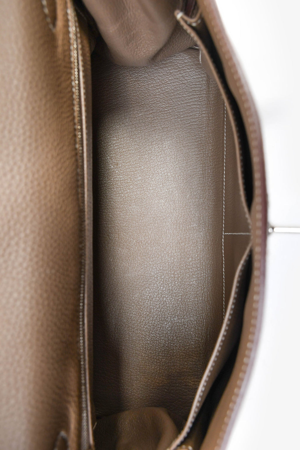 Hermes 2014 Etoupe Clemence Kelly 32 PHW with Strap