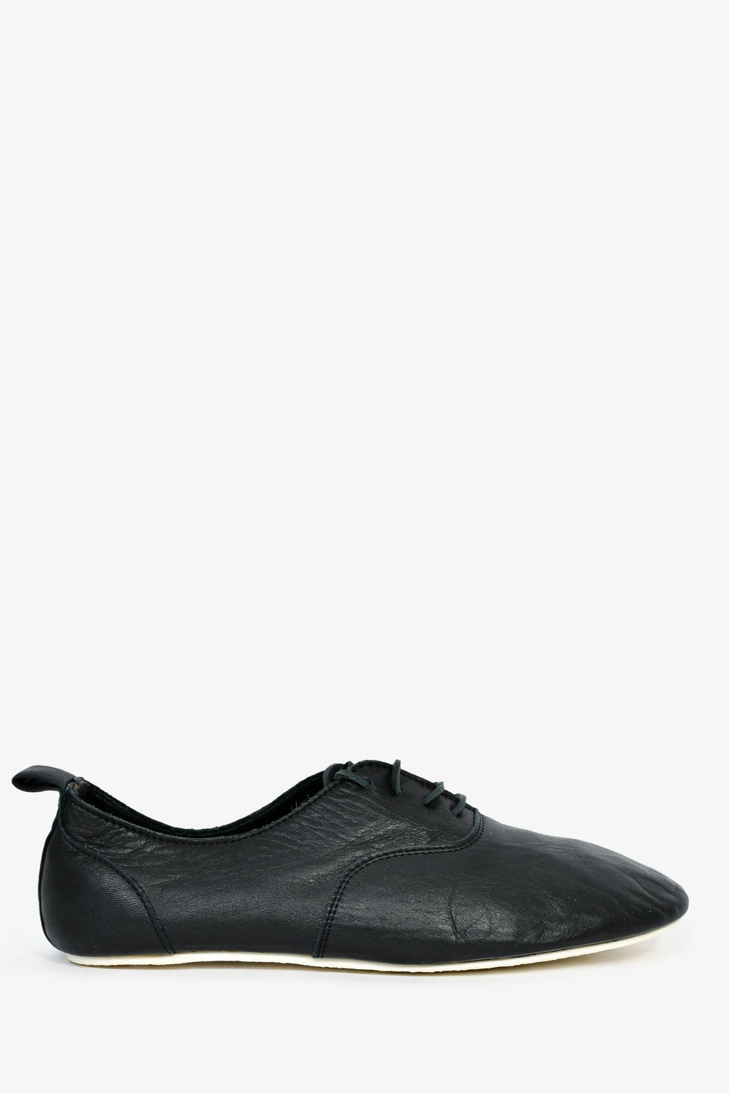 Comme De Garcons Black Leather Tricot Shoes Size 8/9
