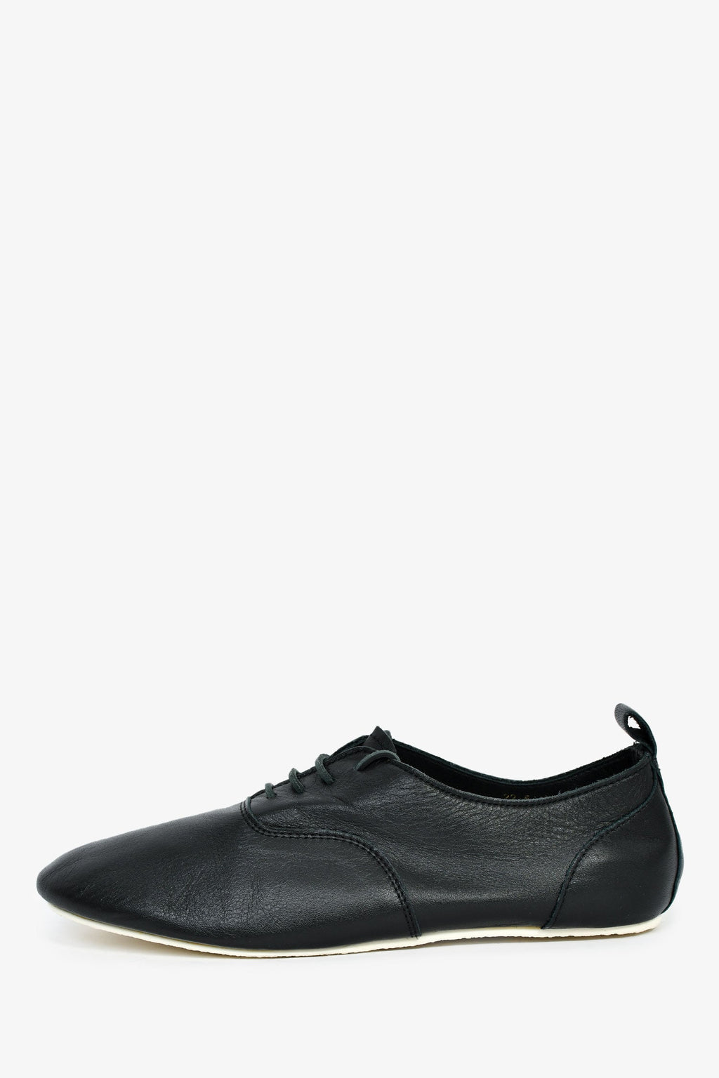 Comme De Garcons Black Leather Tricot Shoes Size 8/9