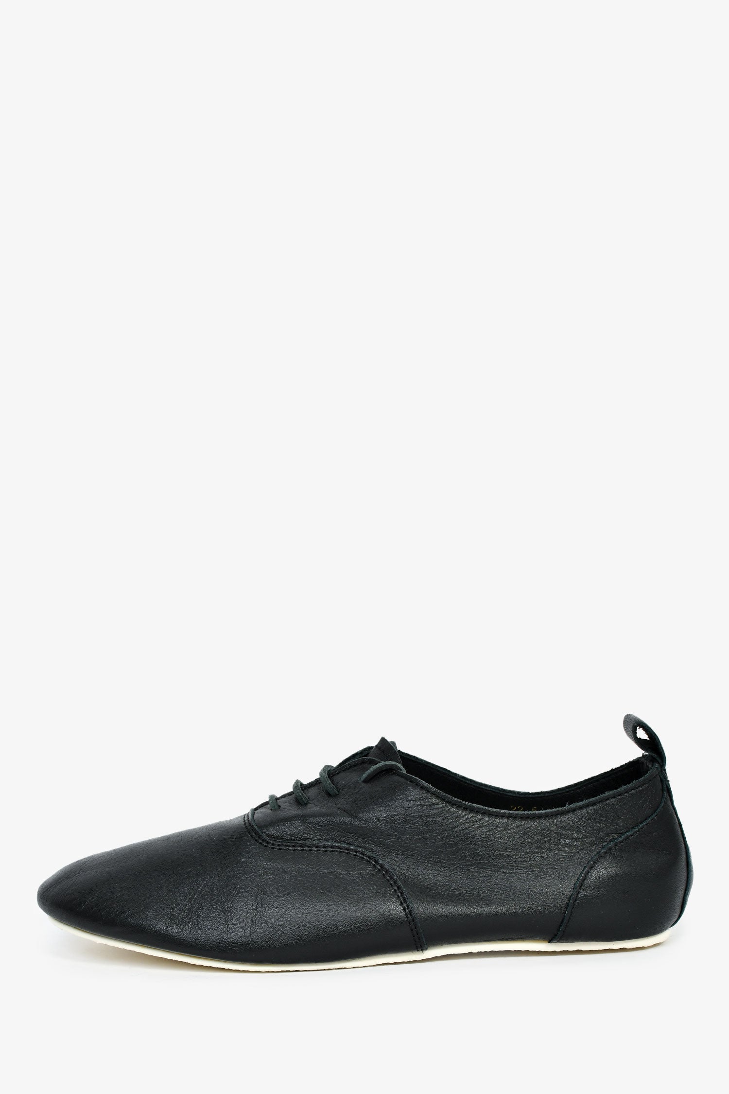 Comme De Garcons Black Leather Tricot Shoes Size 8/9