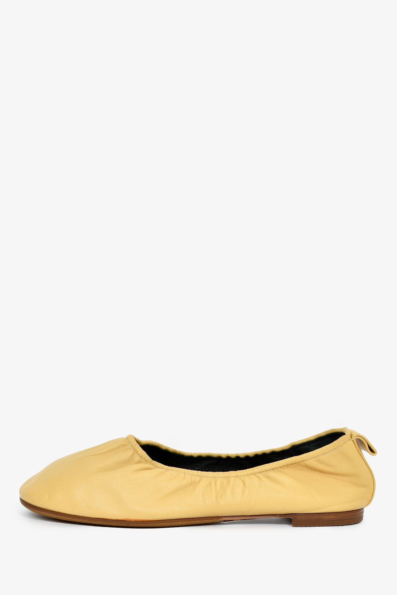 Celine by Phoebe Philo Yellow 'Ballerina' Flats Size 38
