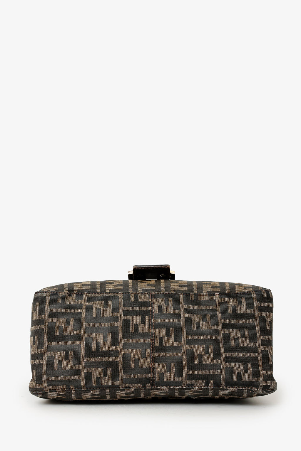 Fendi Brown FF Zucca Canvas Mama Baugette Shoulder Bag