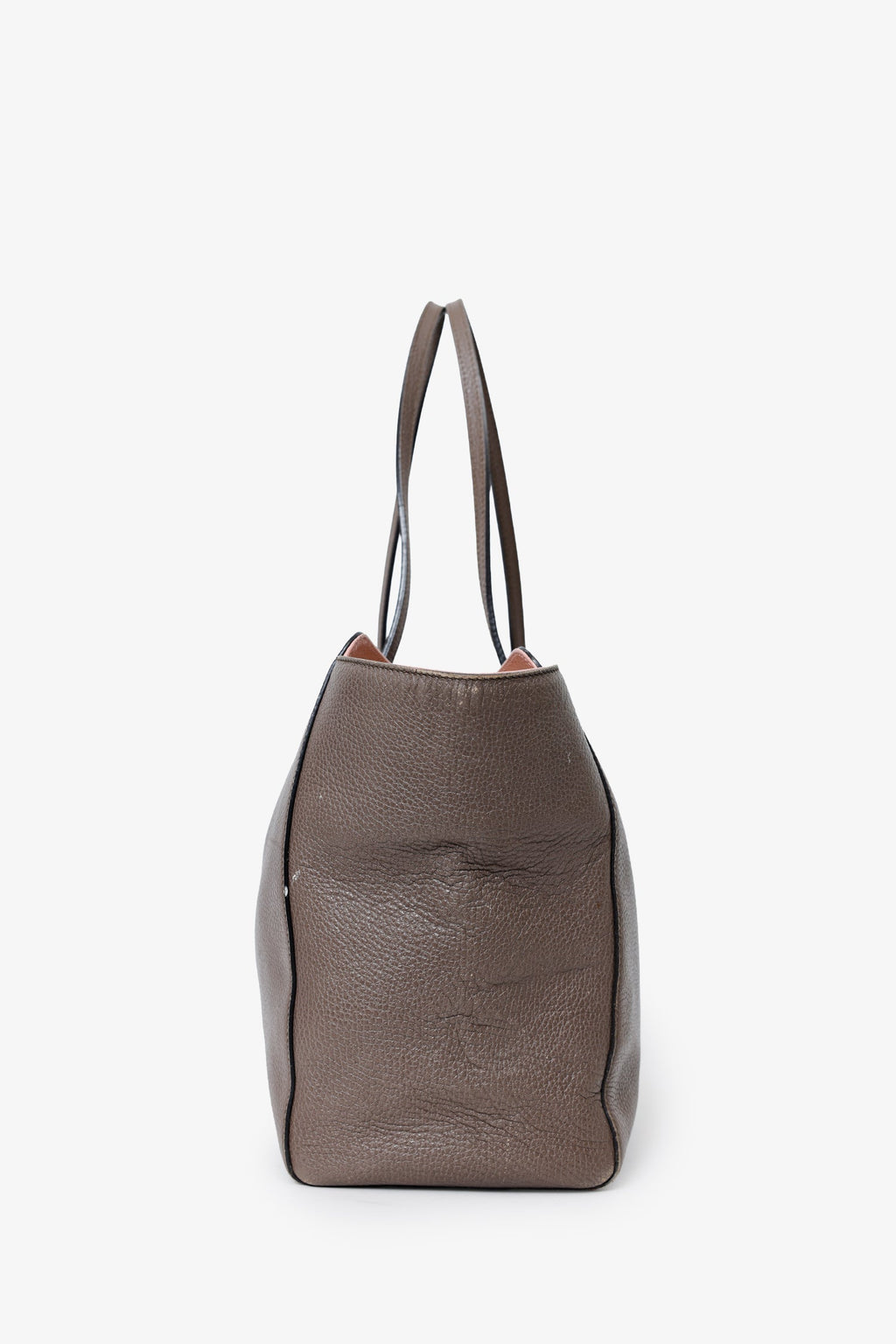 Gucci Grey Leather Medium 'Swing Tote'