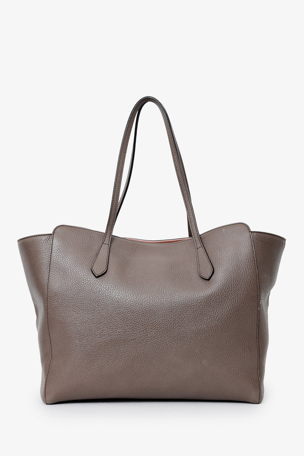 Gucci Grey Leather Medium 'Swing Tote'