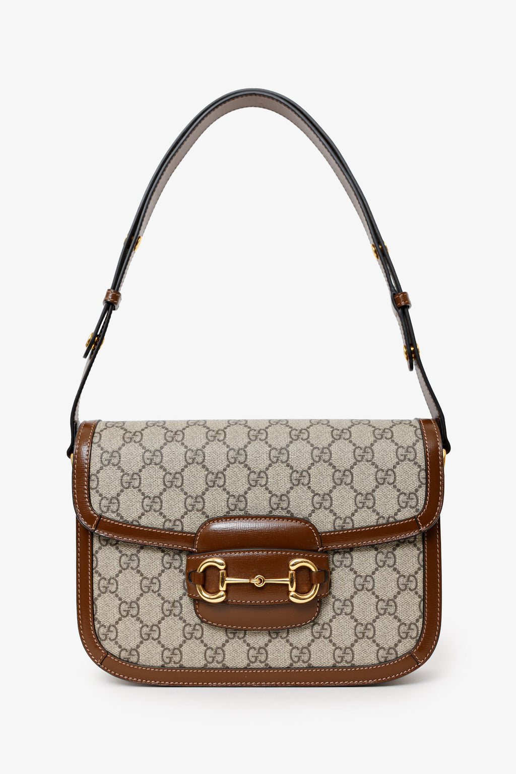 Gucci GG Supreme Horsebit 1955 Medium Shoulder Bag