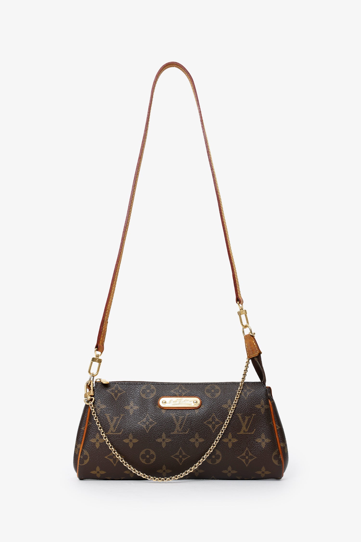Louis Vuitton 2008 Monogram Eva Pochette PM Crossbody With Strap