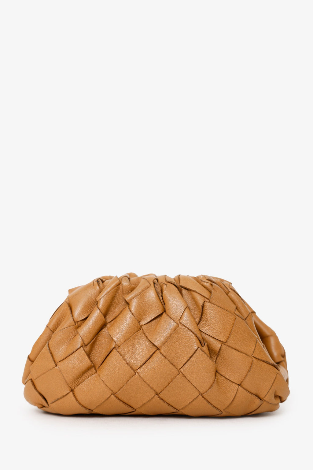 Bottega Veneta Brown Napa Intrecciato Leather Extra Mini Pouch