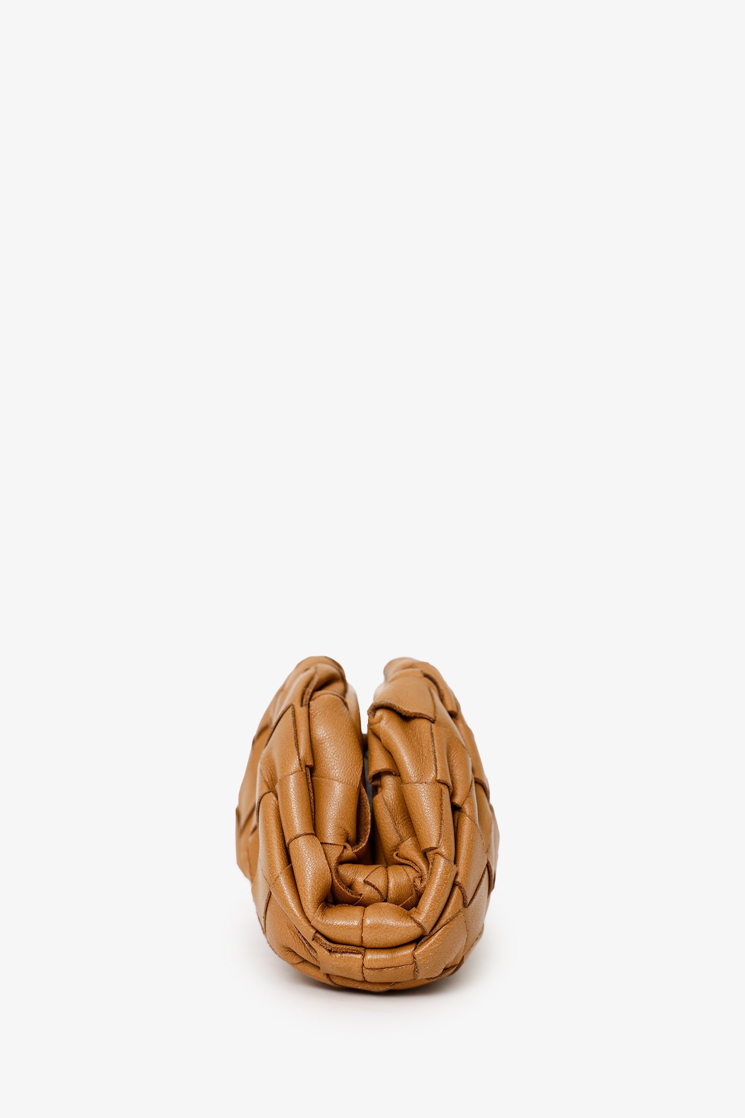 Bottega Veneta Brown Napa Intrecciato Leather Extra Mini Pouch