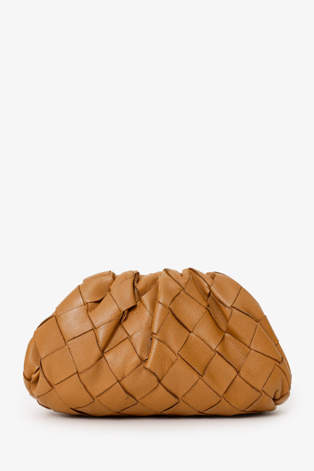 Bottega Veneta Brown Napa Intrecciato Leather Extra Mini Pouch