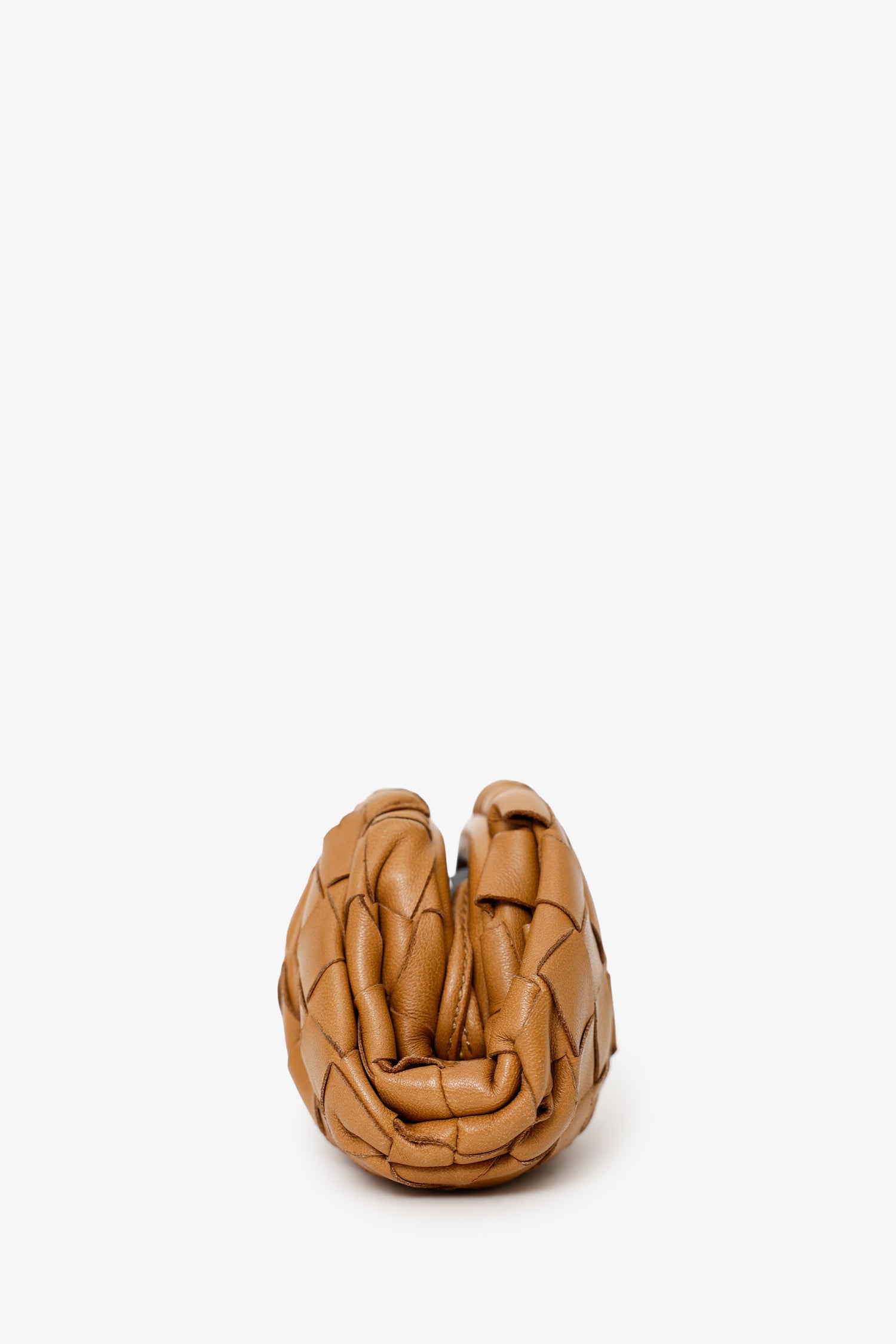 Bottega Veneta Brown Napa Intrecciato Leather Extra Mini Pouch