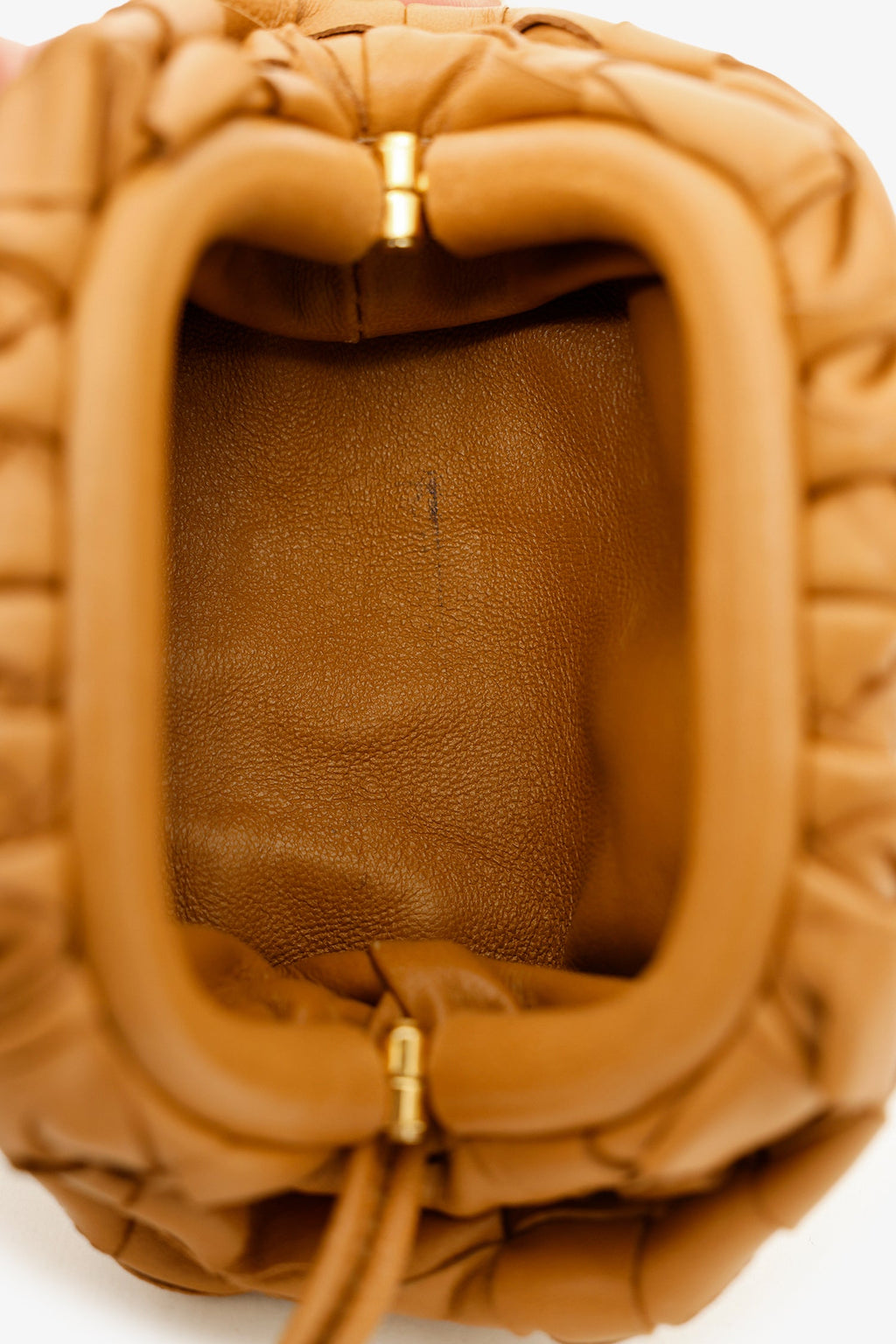 Bottega Veneta Brown Napa Intrecciato Leather Extra Mini Pouch