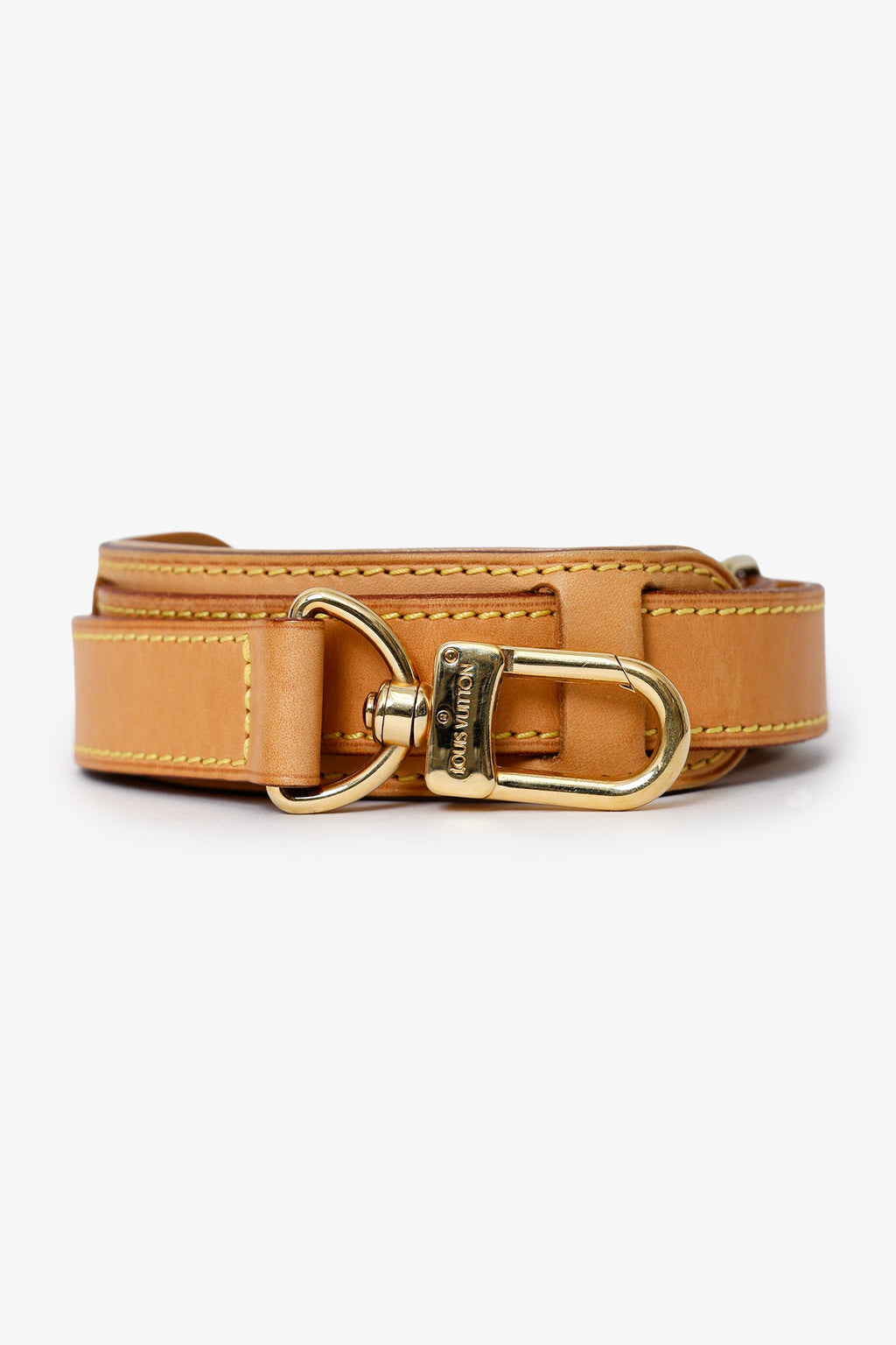 Louis Vuitton Beige Vachetta Wide Bag Strap