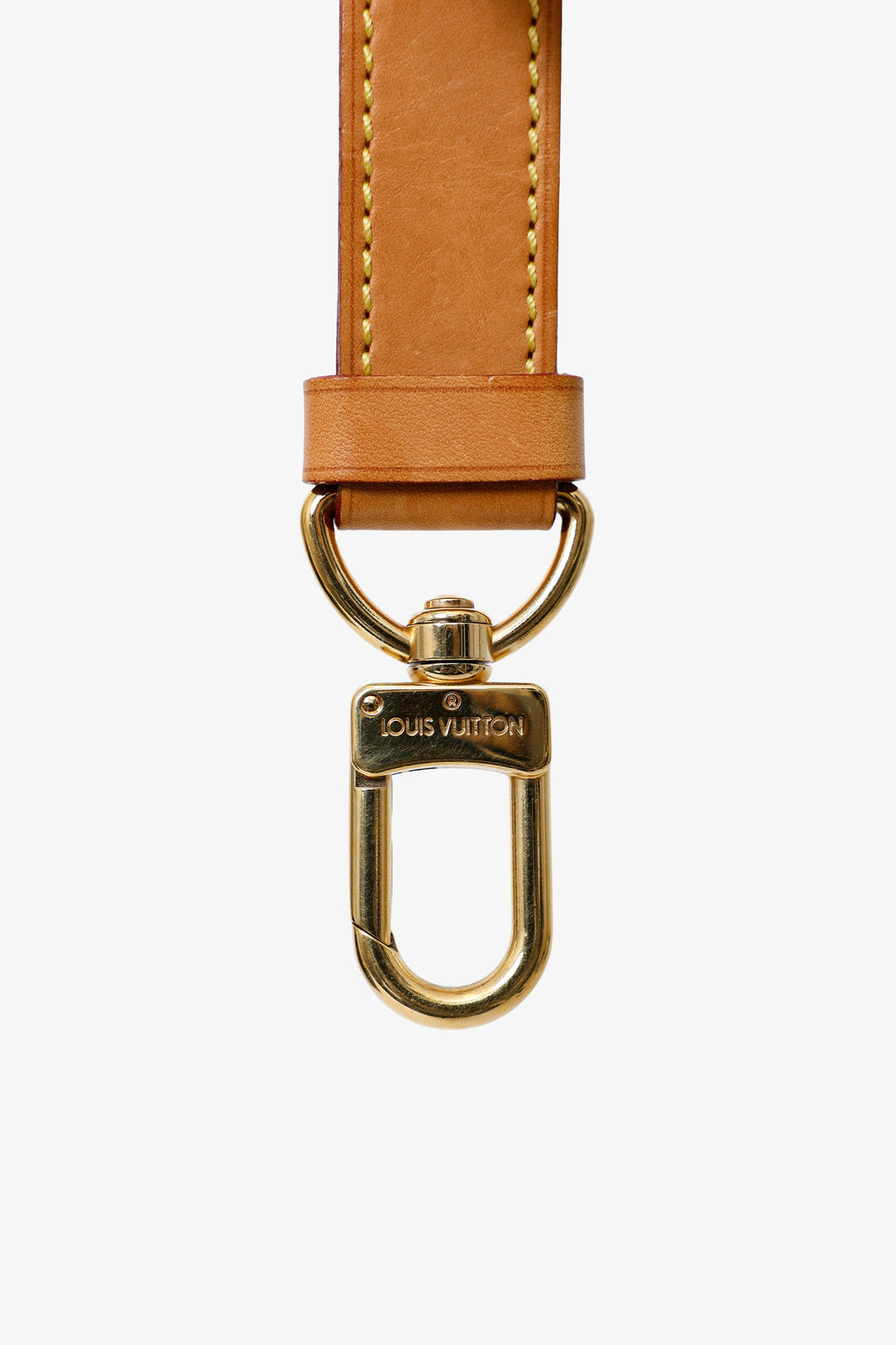 Louis Vuitton Beige Vachetta Wide Bag Strap