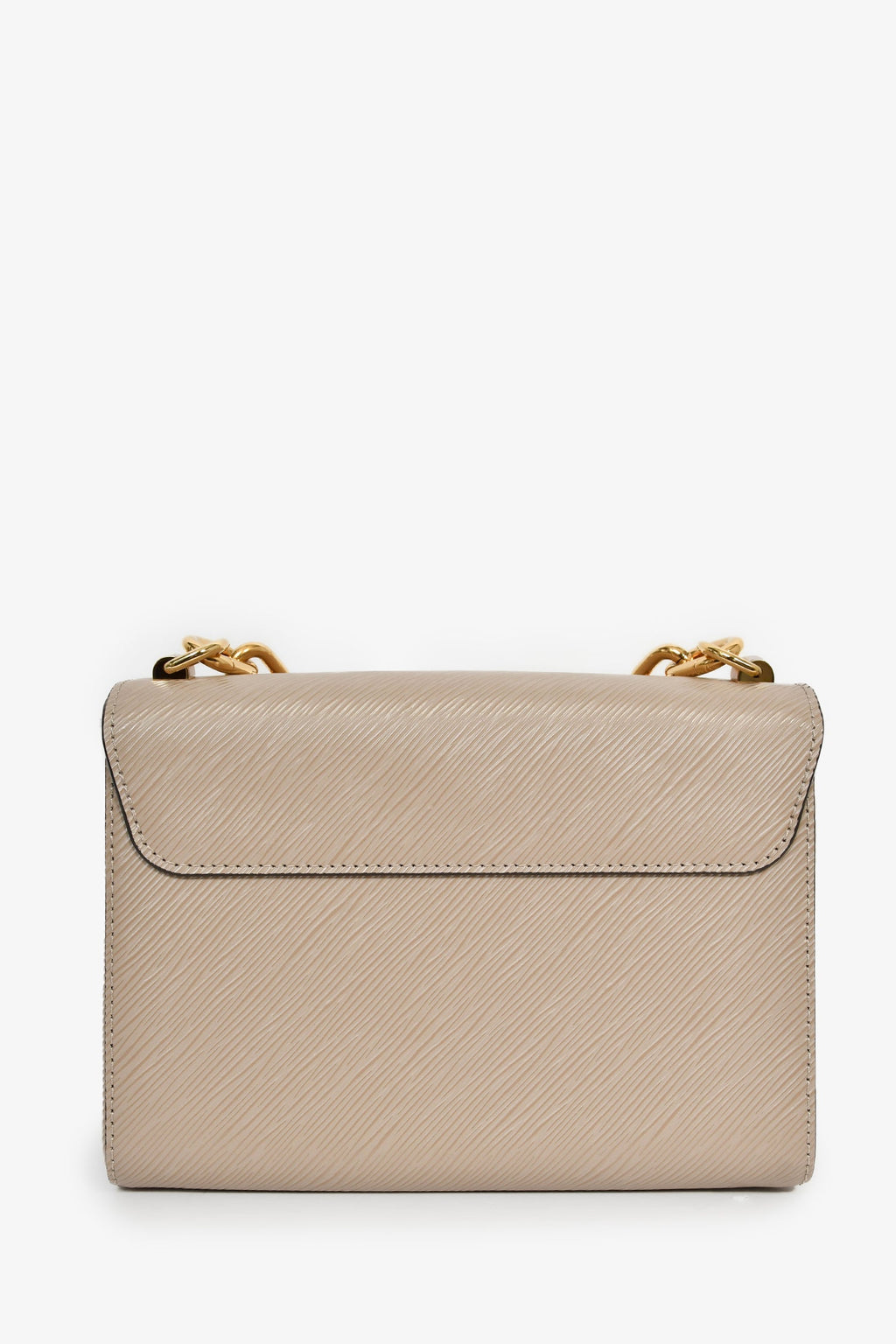 Louis Vuitton Brown/Gold Leather Twist MM Shoulder Bag