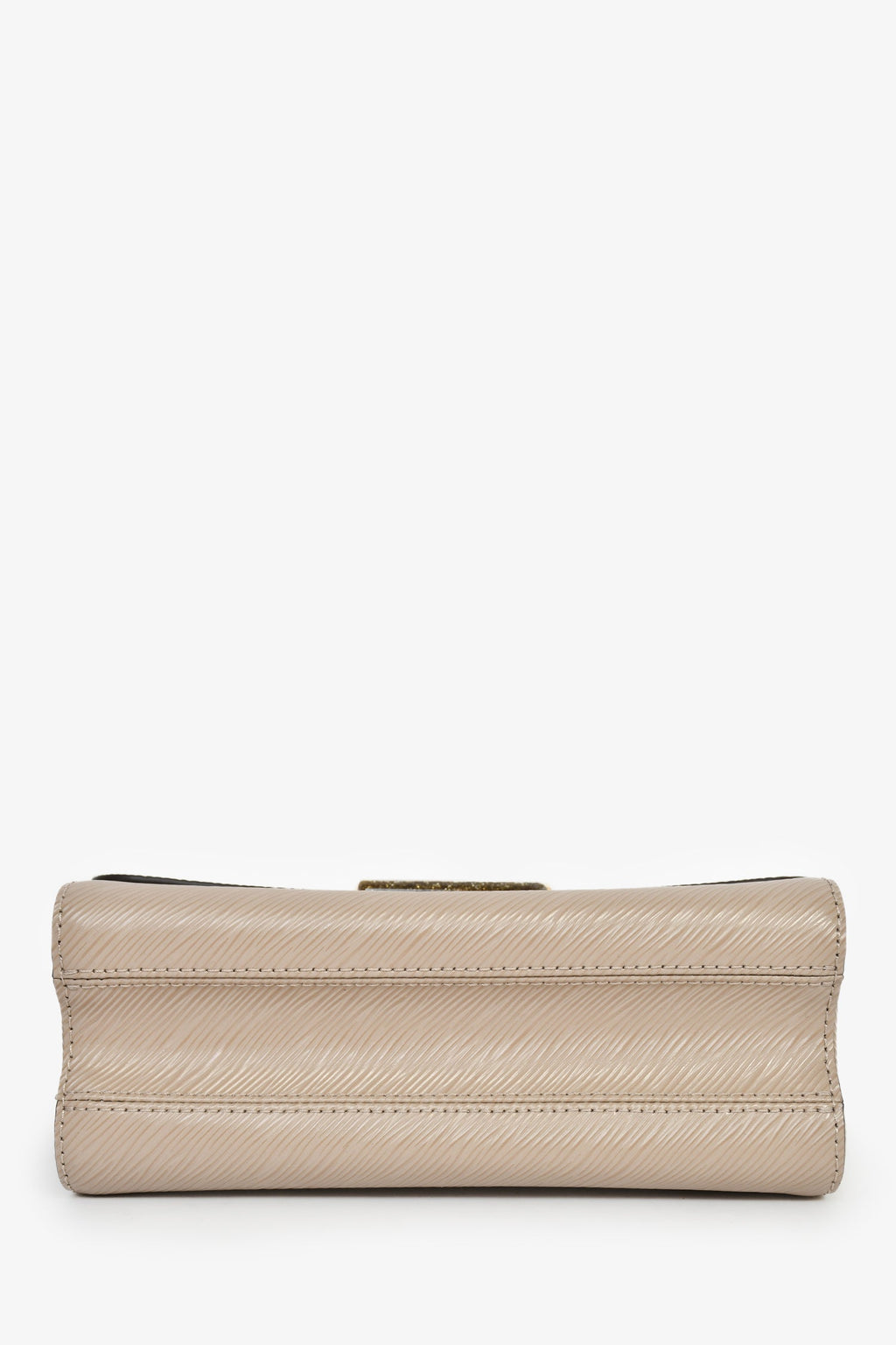 Louis Vuitton Brown/Gold Leather Twist MM Shoulder Bag