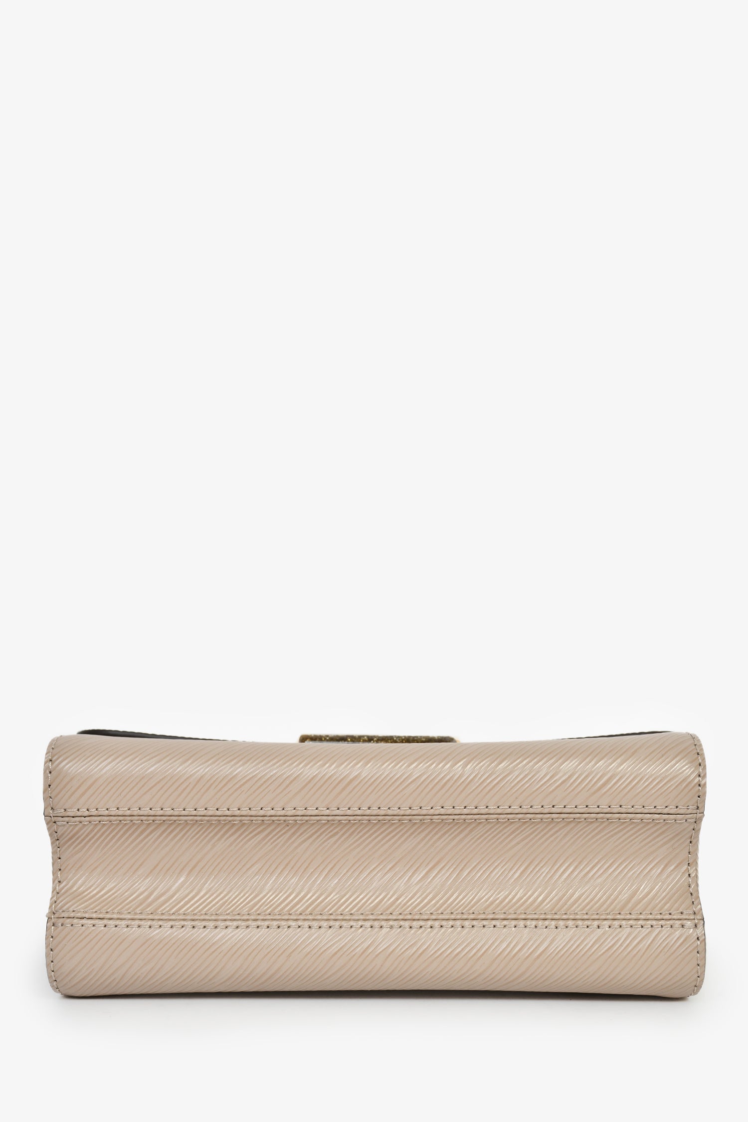 Louis Vuitton Brown/Gold Leather Twist MM Shoulder Bag