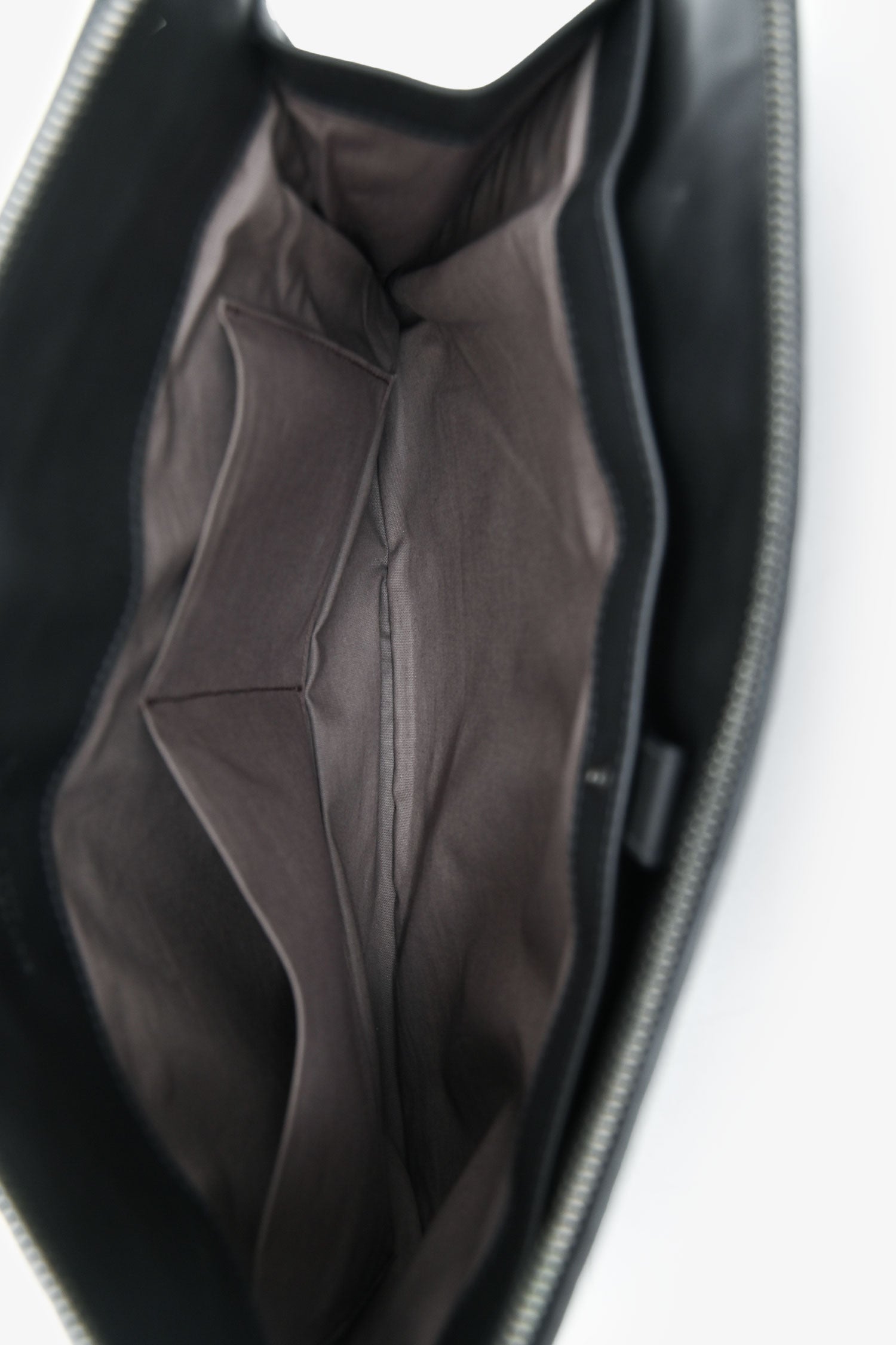 Bottega Veneta Grey Intrecciato Leather Laptop Case