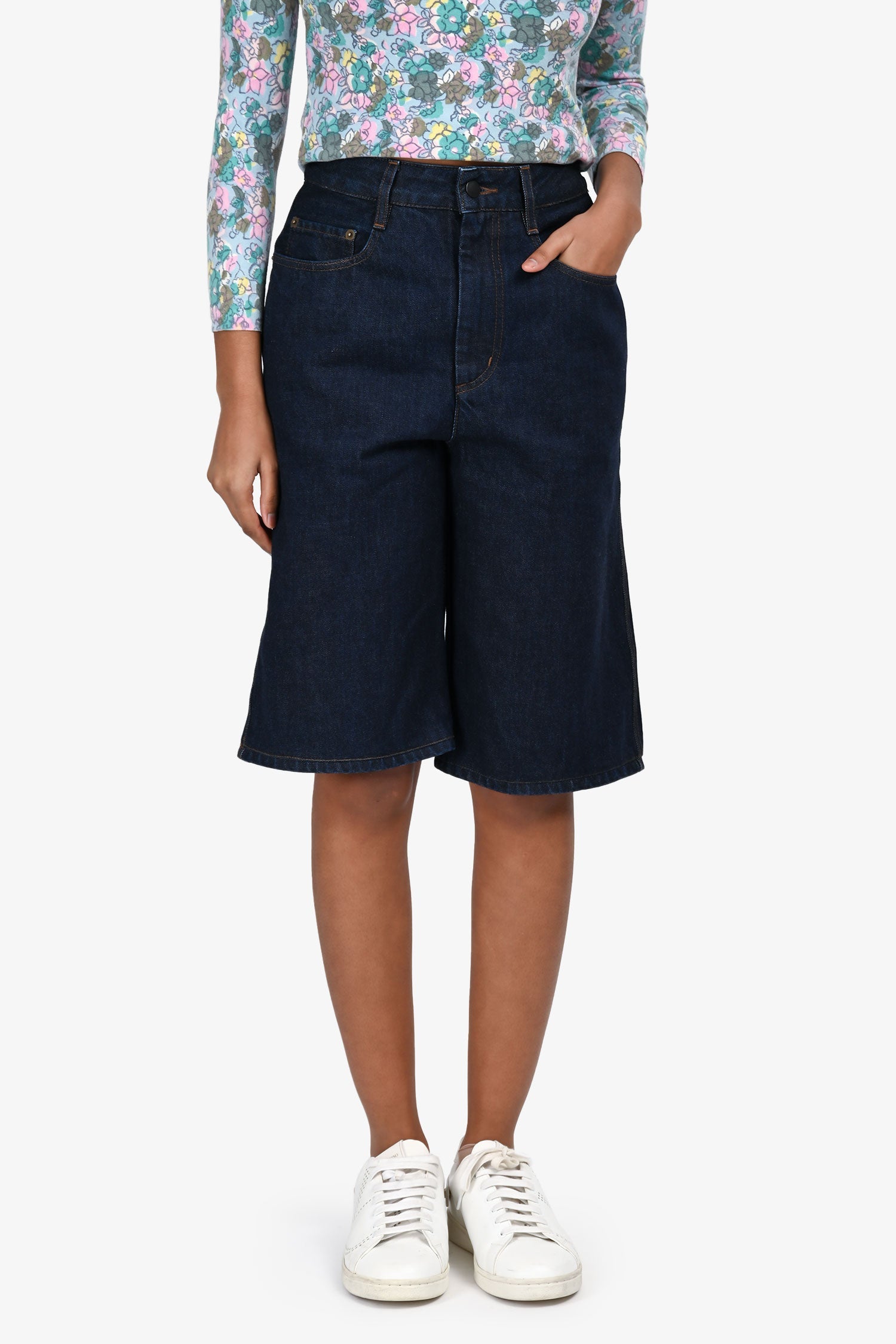 Kallmeyer Cotton Dark Denim 'Hayes' Shorts Size 26