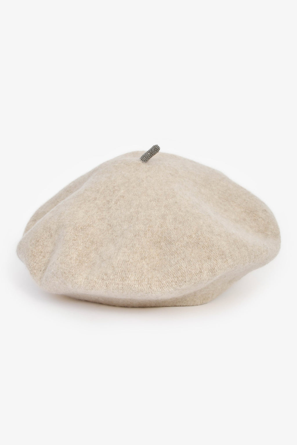 Brunello Cucinelli Beige Wool Beret