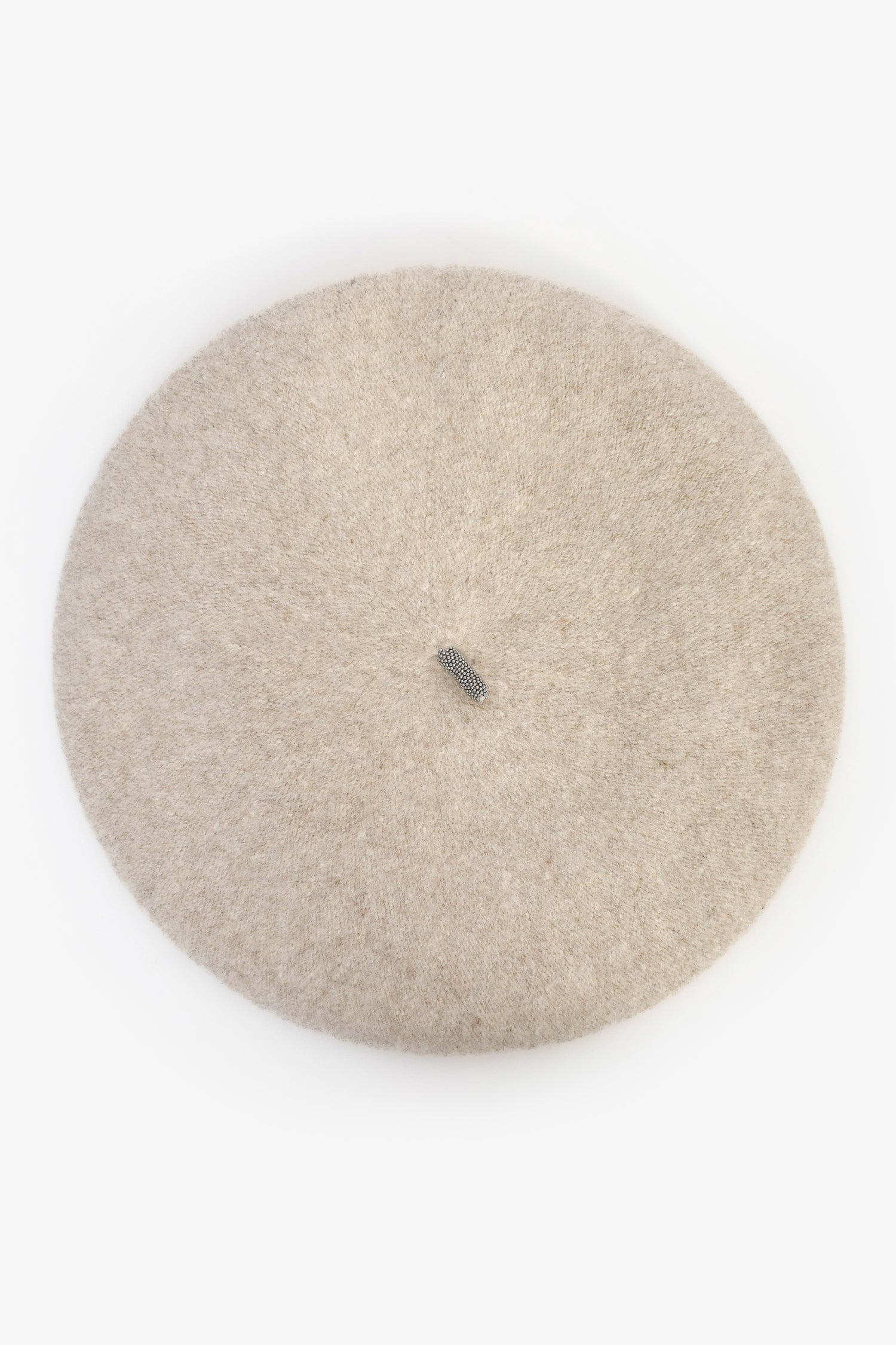 Brunello Cucinelli Beige Wool Beret
