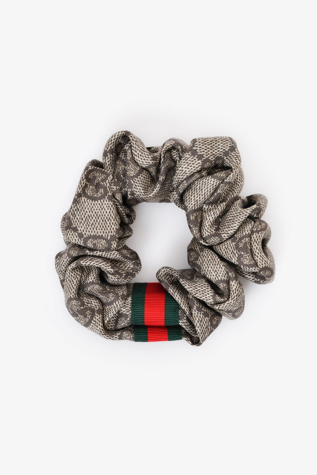Gucci Monogram Web Silk Scrunchie