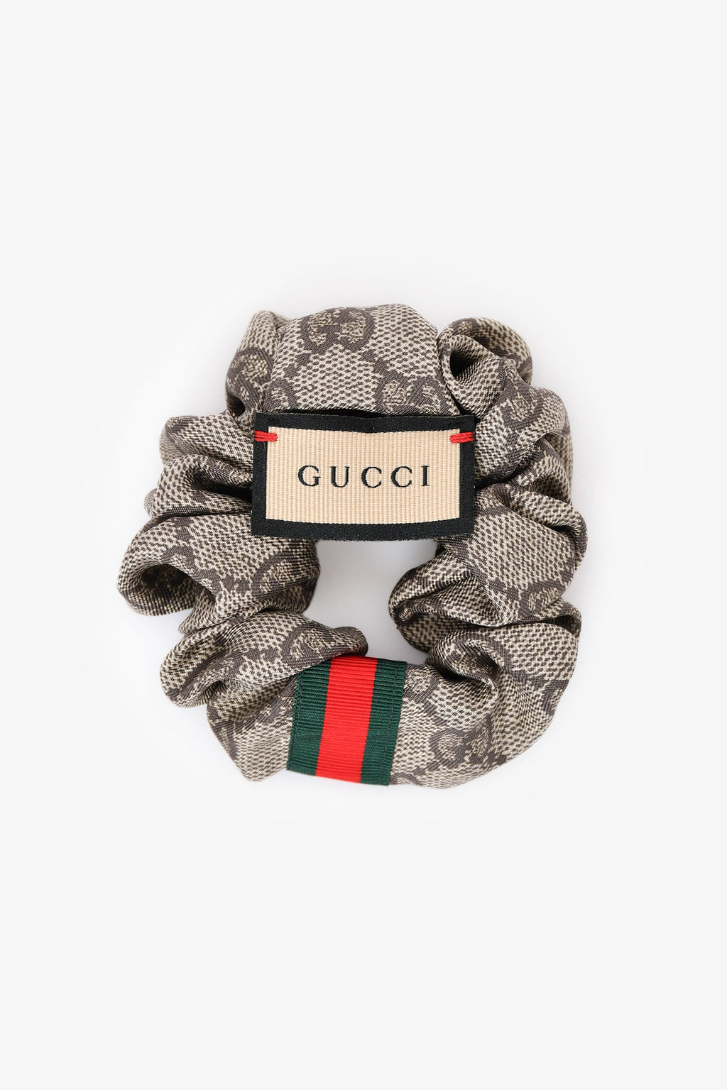 Gucci Monogram Web Silk Scrunchie