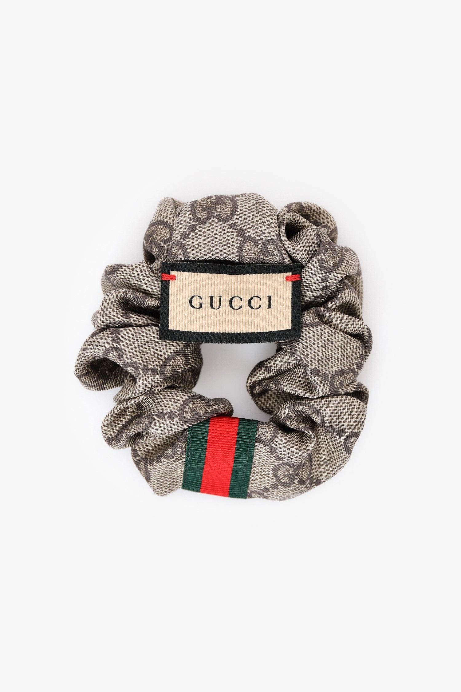 Gucci Monogram Web Silk Scrunchie