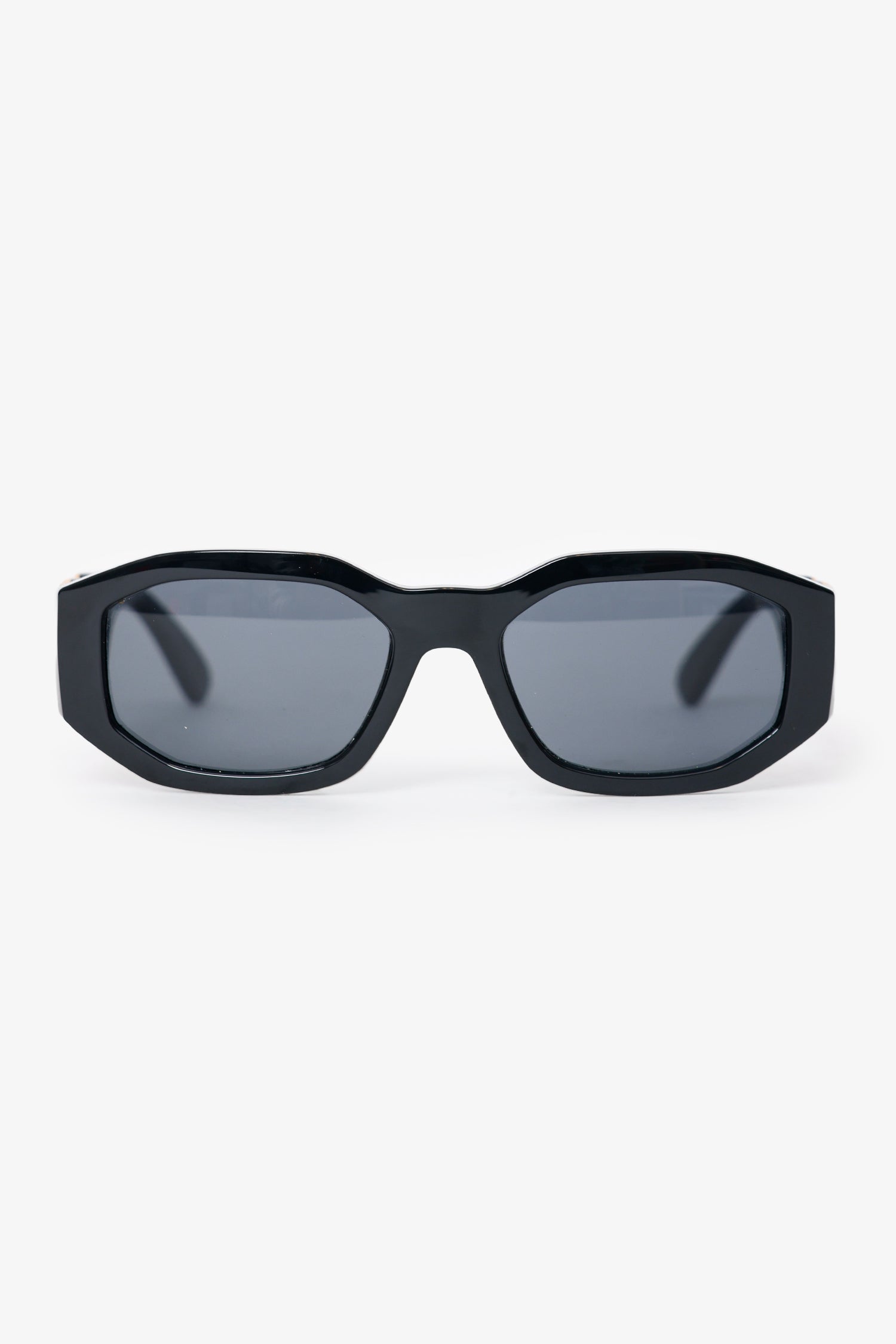 Versace Black Frame Medusa Sunglasses