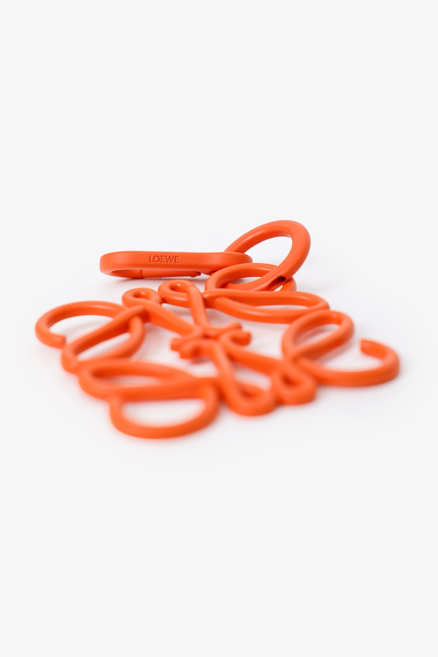 Loewe Orange Metal Anagram Charm