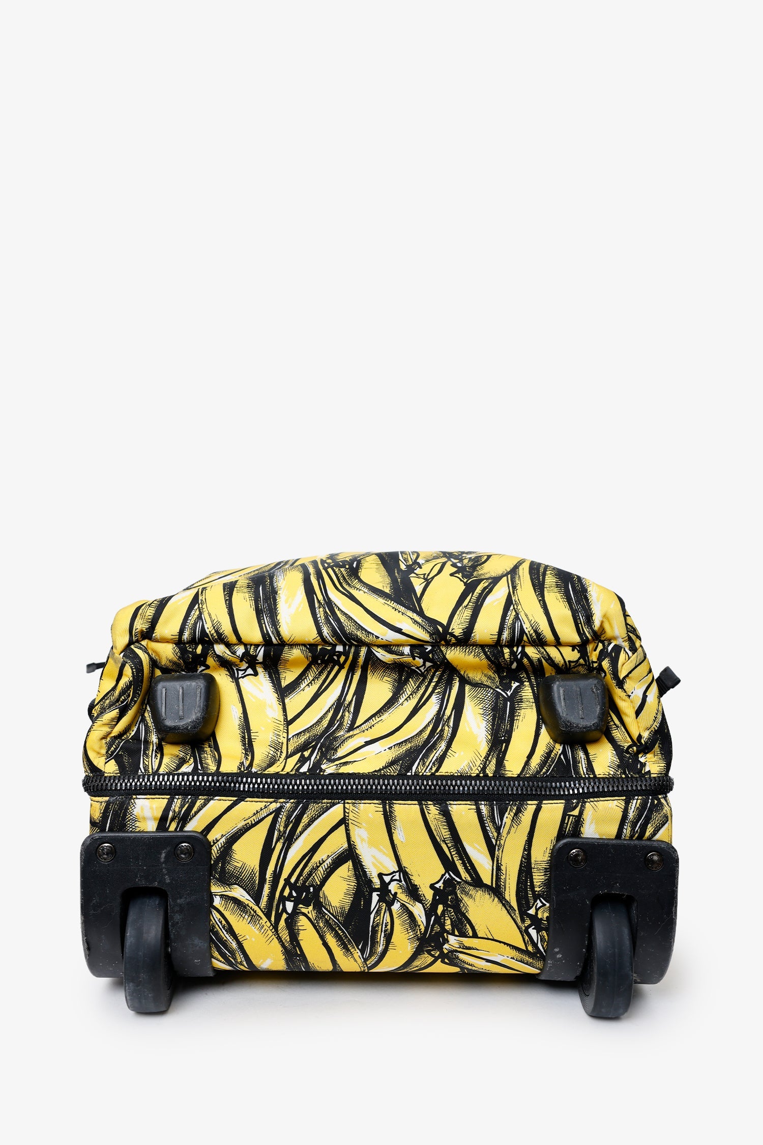 Prada Yellow/Black Banana Print Cabin Trolley