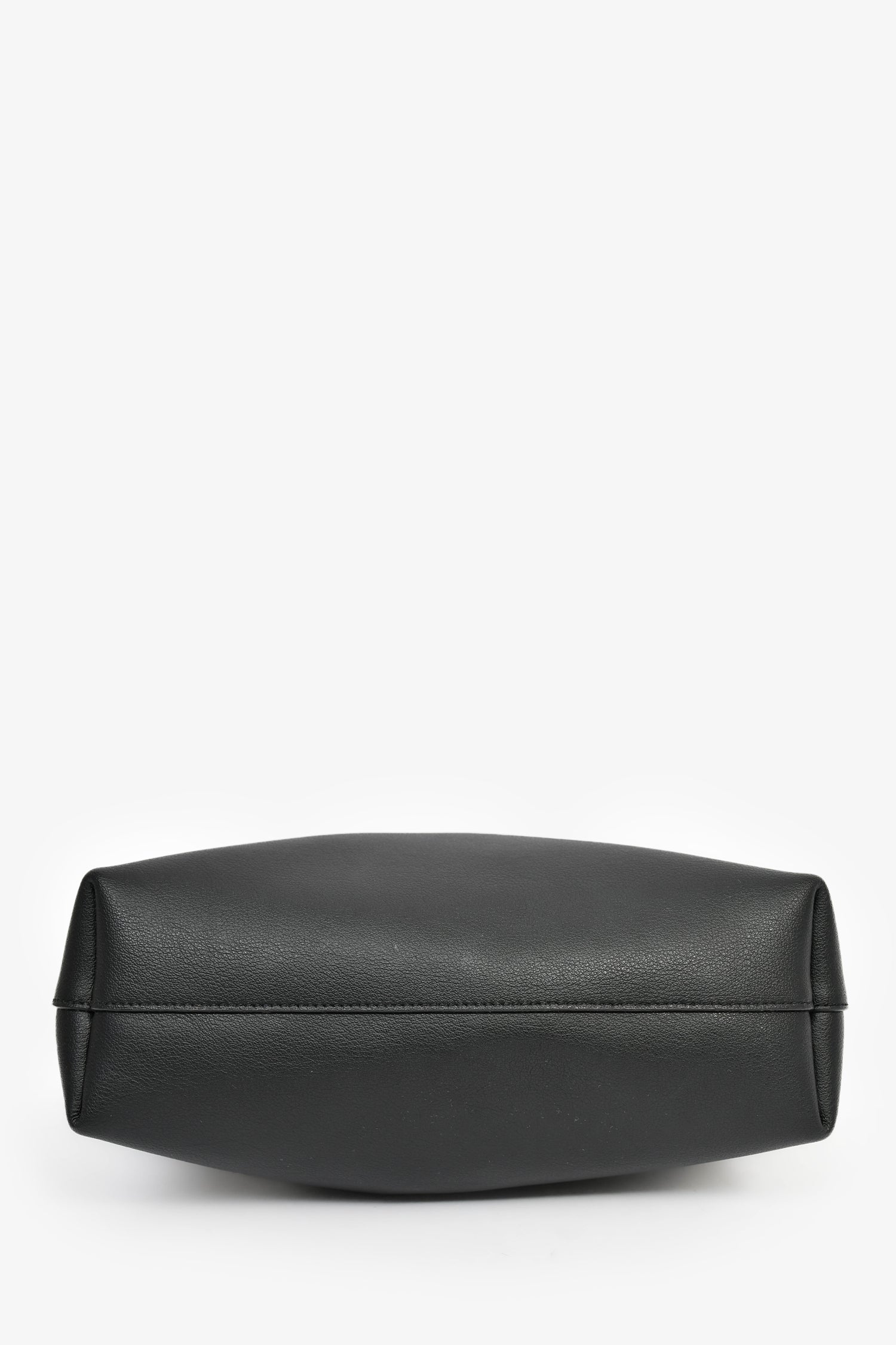 Yves Saint Laurent 2022 Black Leather Small 'Shopping Toy' Tote With Strap
