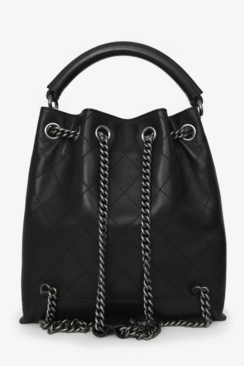 Pre-Loved Chanel™ 2016 Black Quilted Calfskin Leather Medium Urban Luxury Backpack