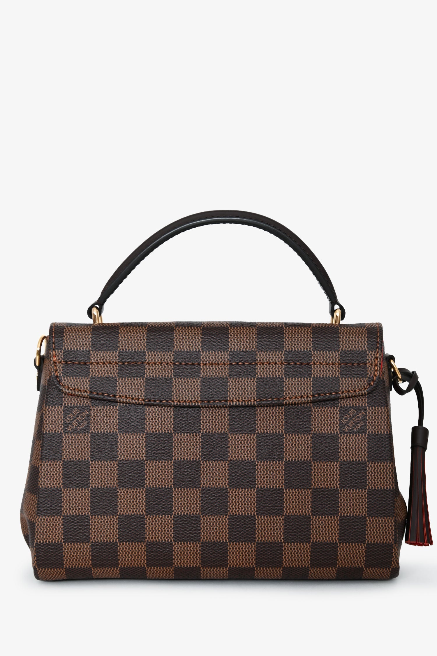 Louis Vuitton Damier Ebene 'Croisette' Top Handle With Strap