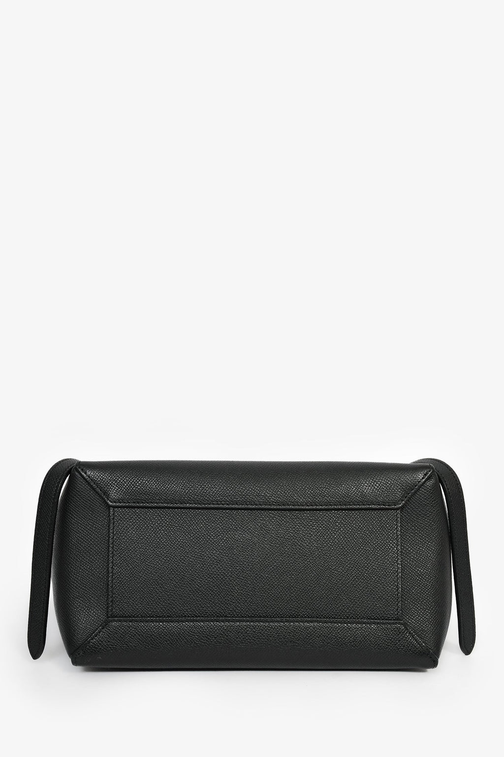 Celine Black Leather Micro Belt Bag With Strap