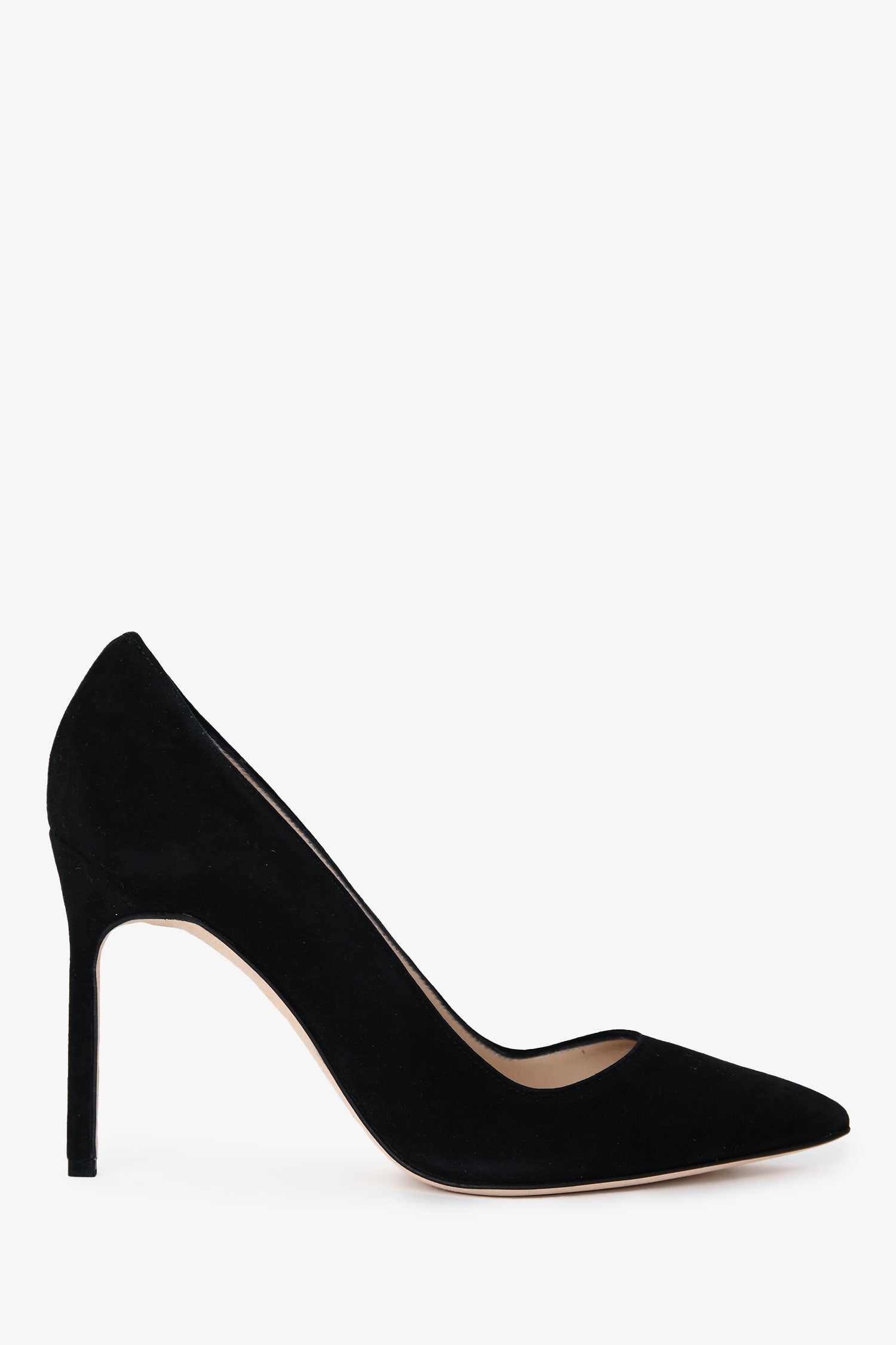 Manolo Blahnik Black Suede Pumps Size 36.5