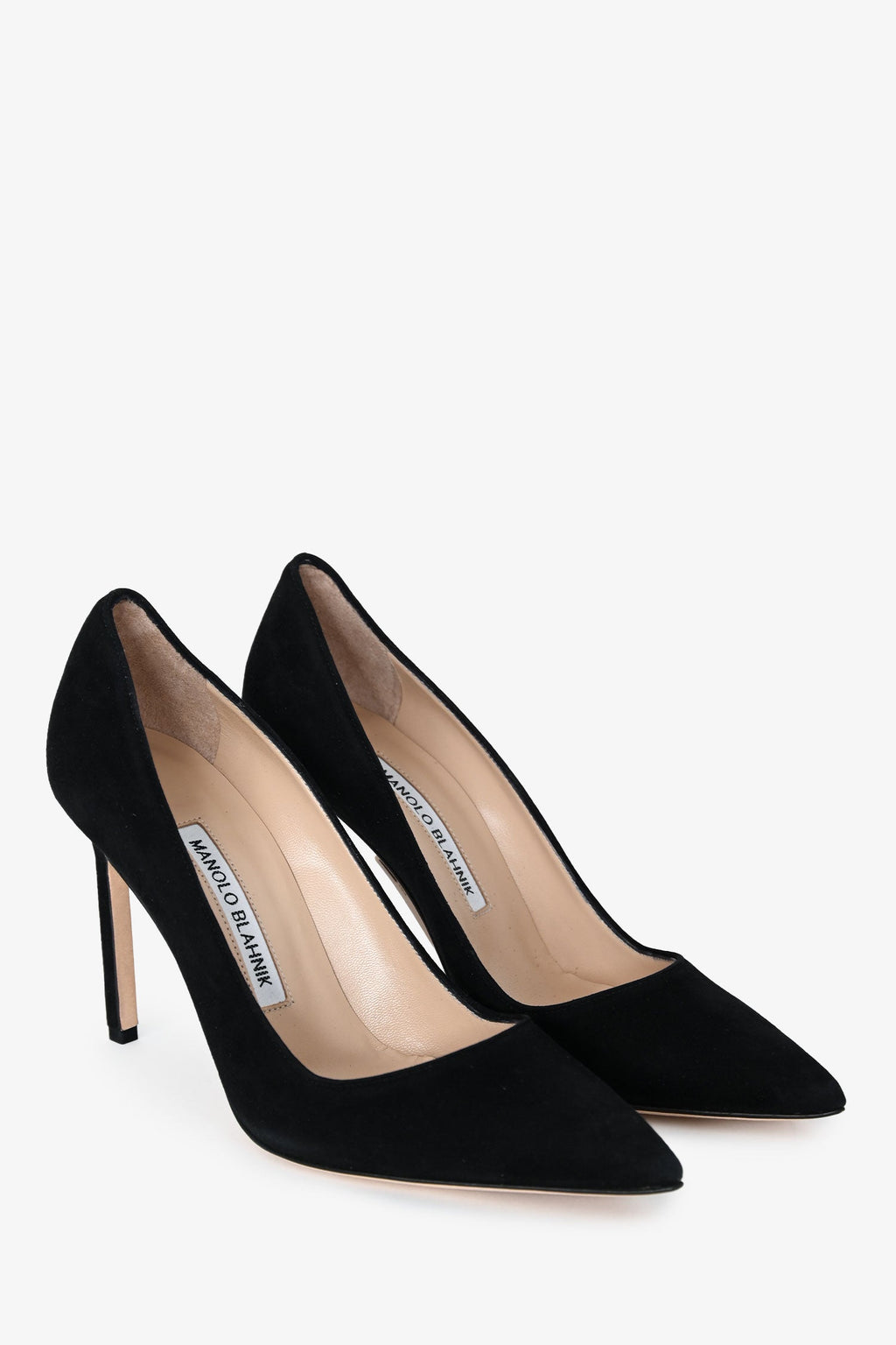 Manolo Blahnik Black Suede Pumps Size 36.5