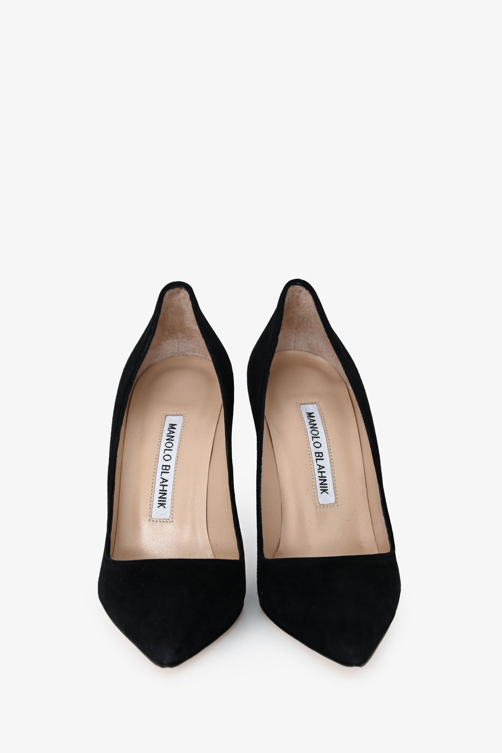 Manolo Blahnik Black Suede Pumps Size 36.5